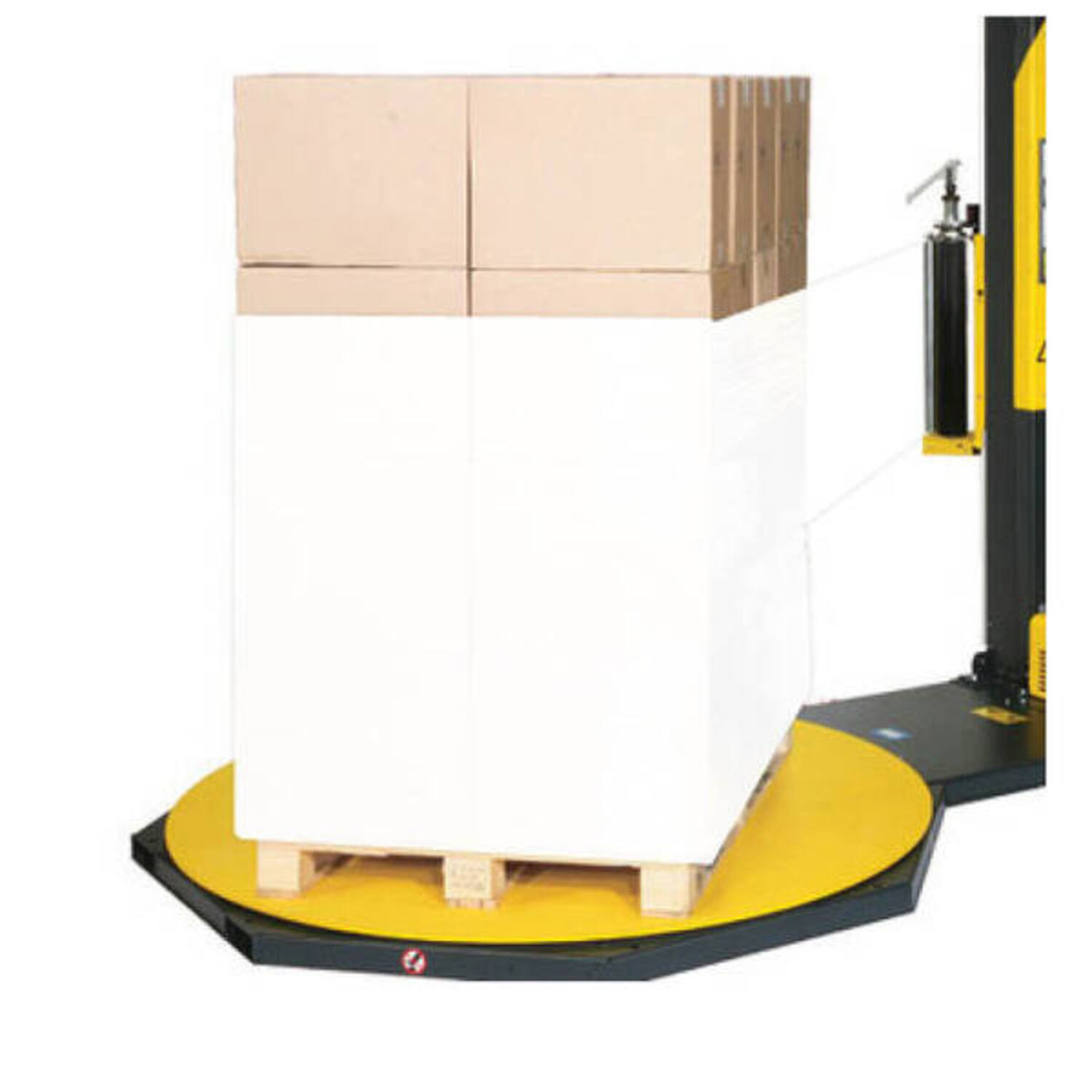 Machinefolie 23my 50cm x 1.500m Wit opaak rek <250% Normal cling