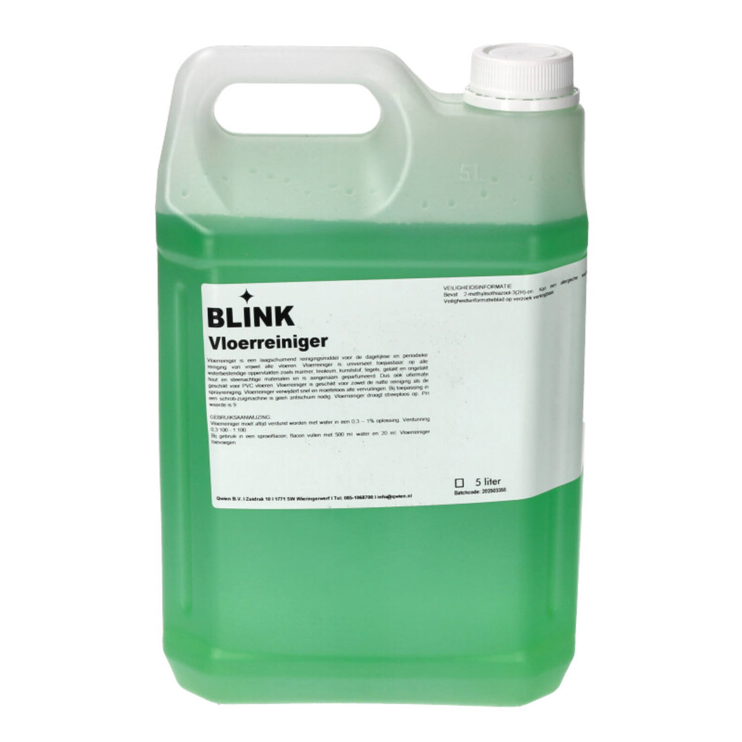 Blink vloerreiniger 2x5 liter can