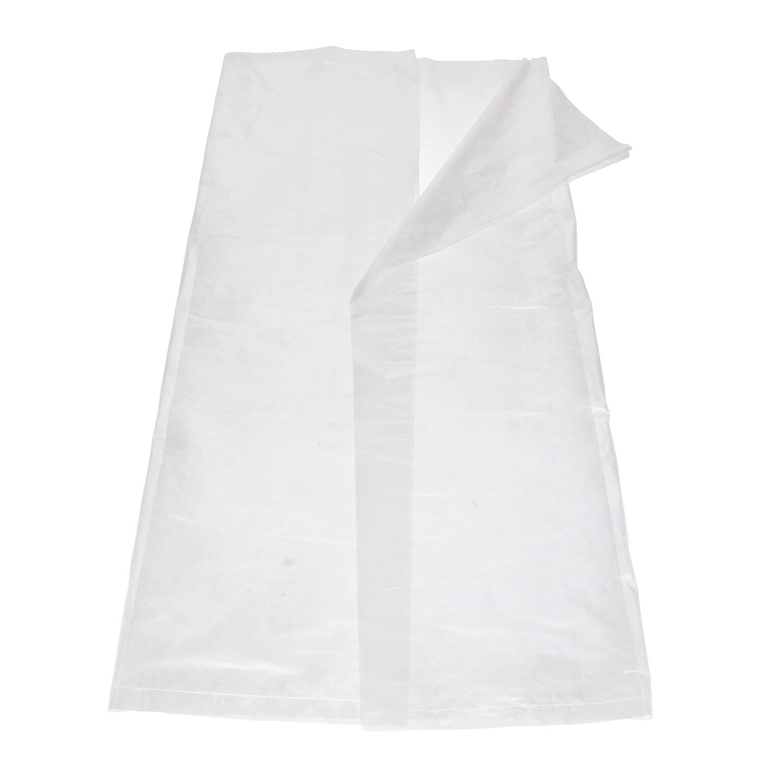 HDPE kratzakken los 68/17 x 63cm 20my transparant