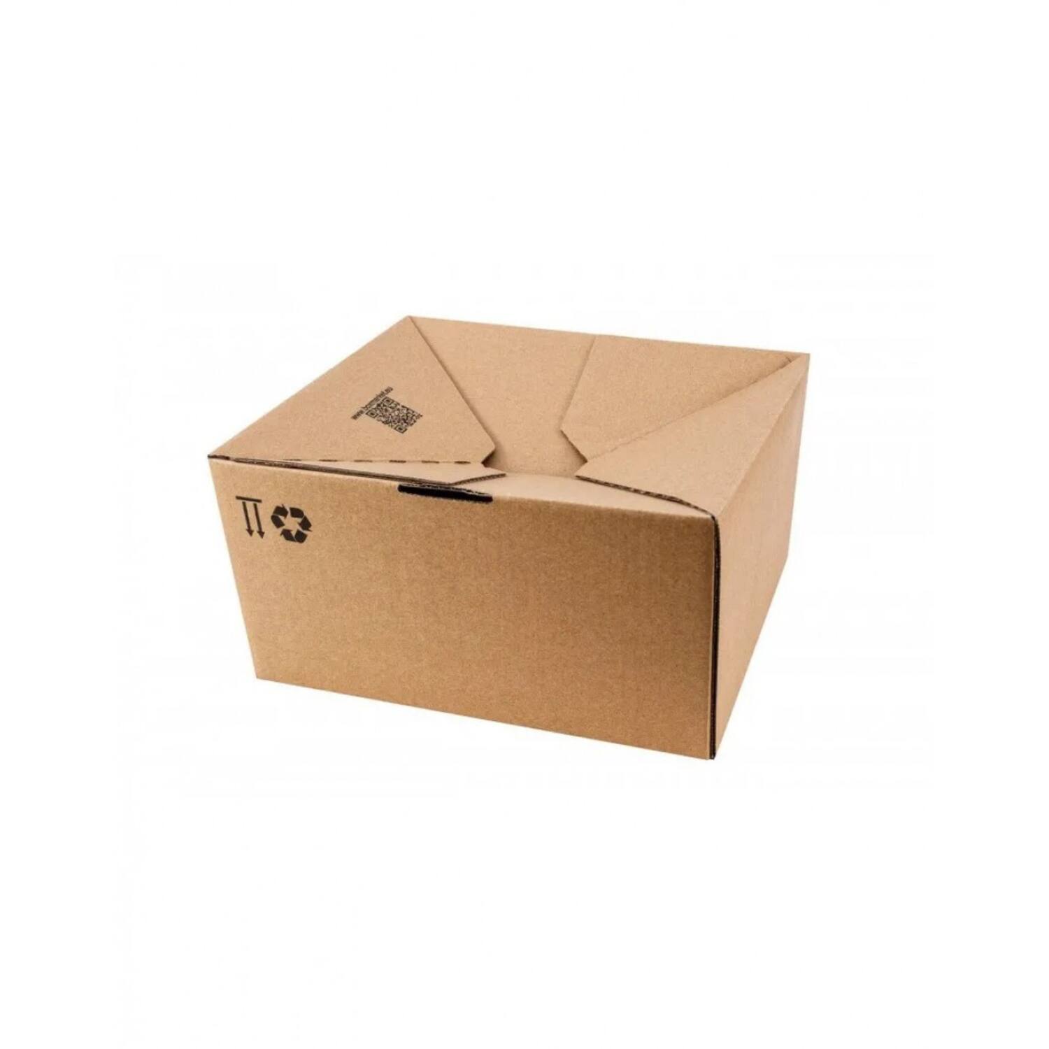 Verzendbox 7 310x230x160mm EG bruin autolock + plakstrip
