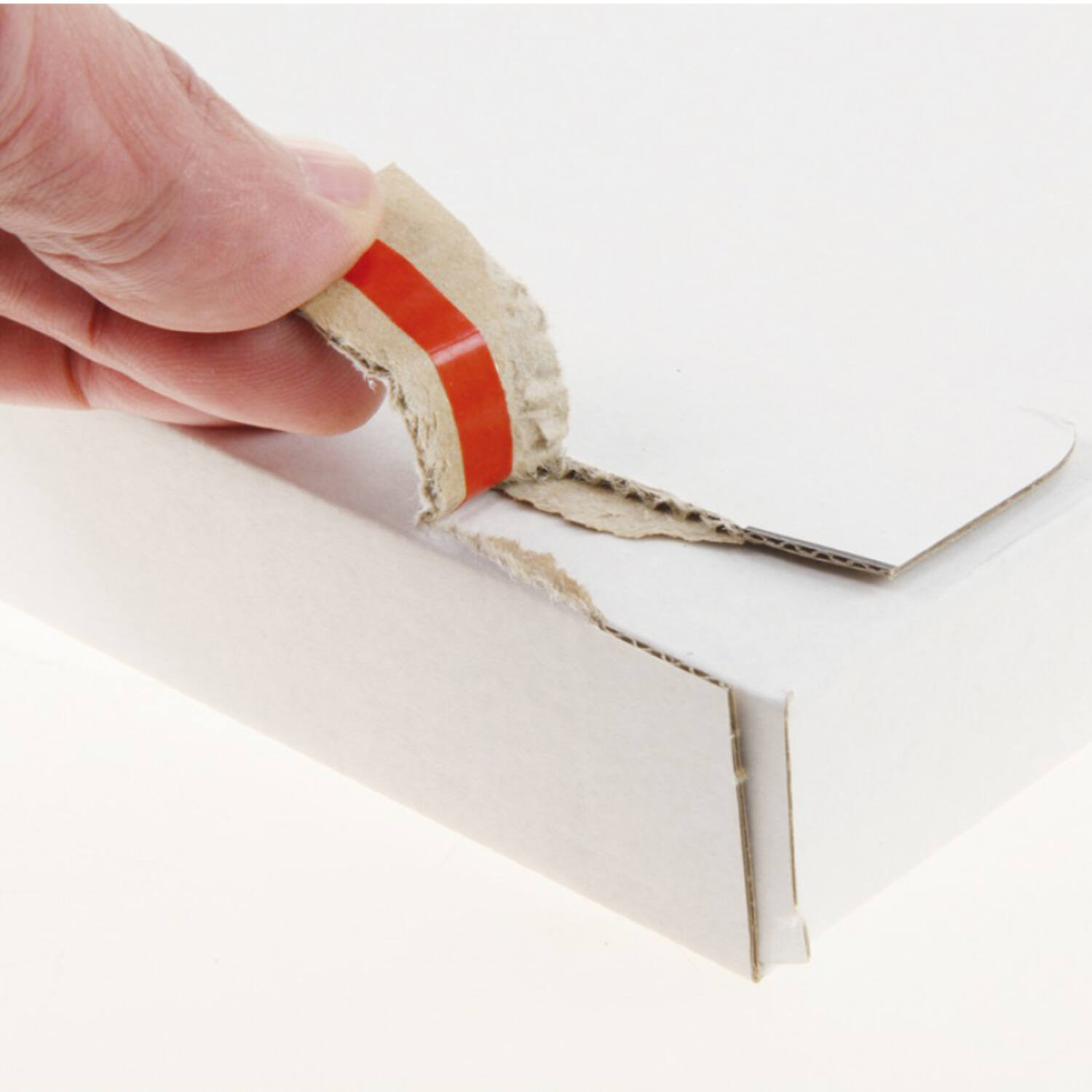 Mailbox 1 A5 160x250x28mm EG wit + 2x plakstrip