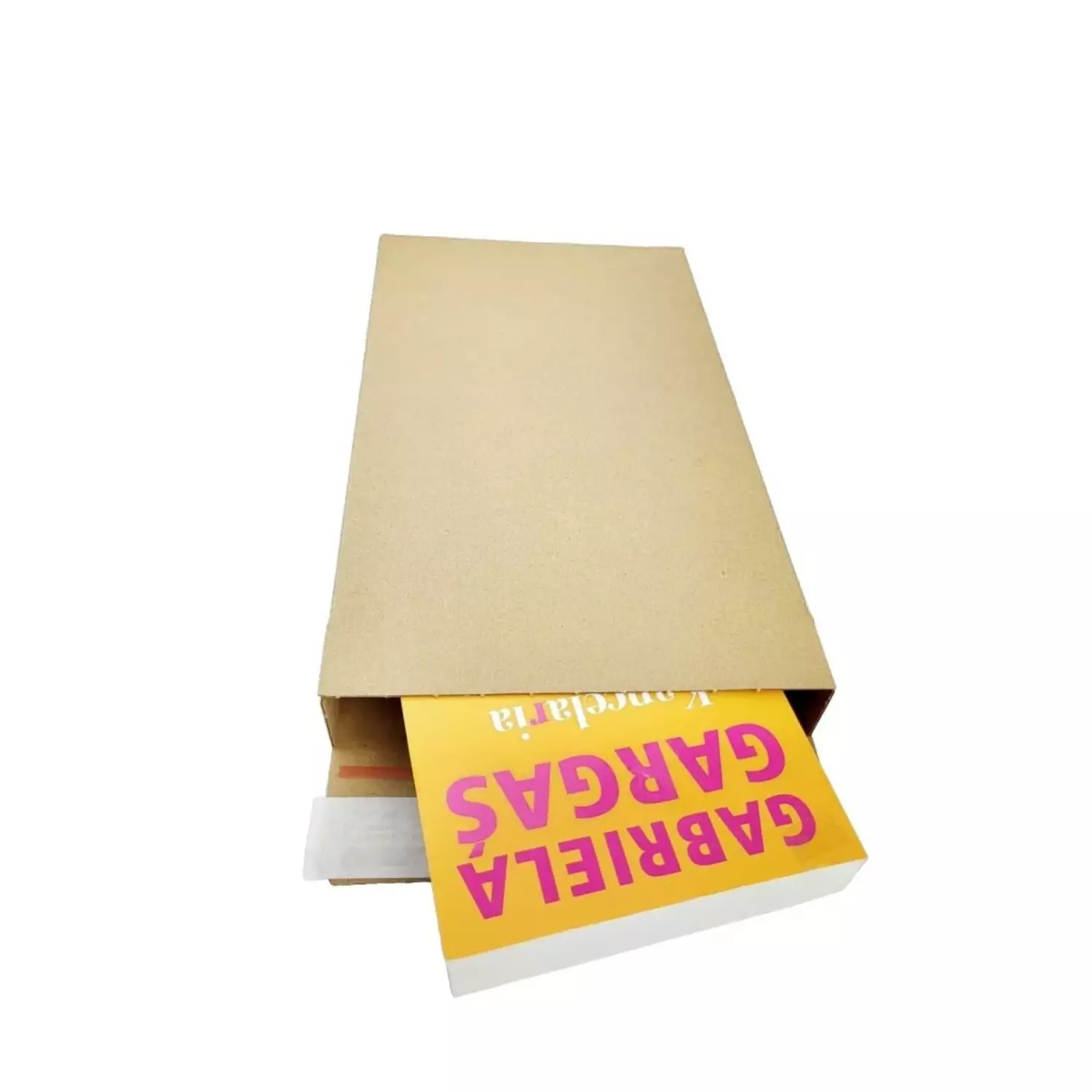 Mailbox 1 A5 160x250x28mm EG bruin +2x plakstrip