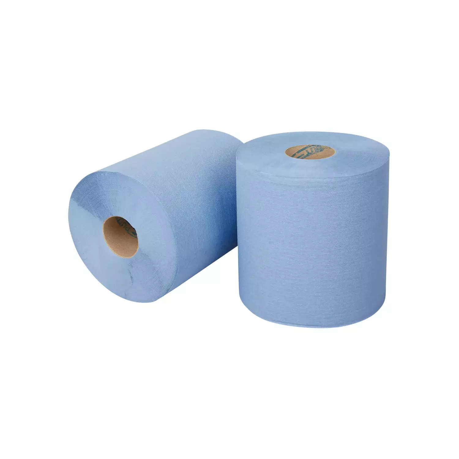Poetsrollen midi 1-laags zwaar blauw 19cm x 300m (per 6 rollen)