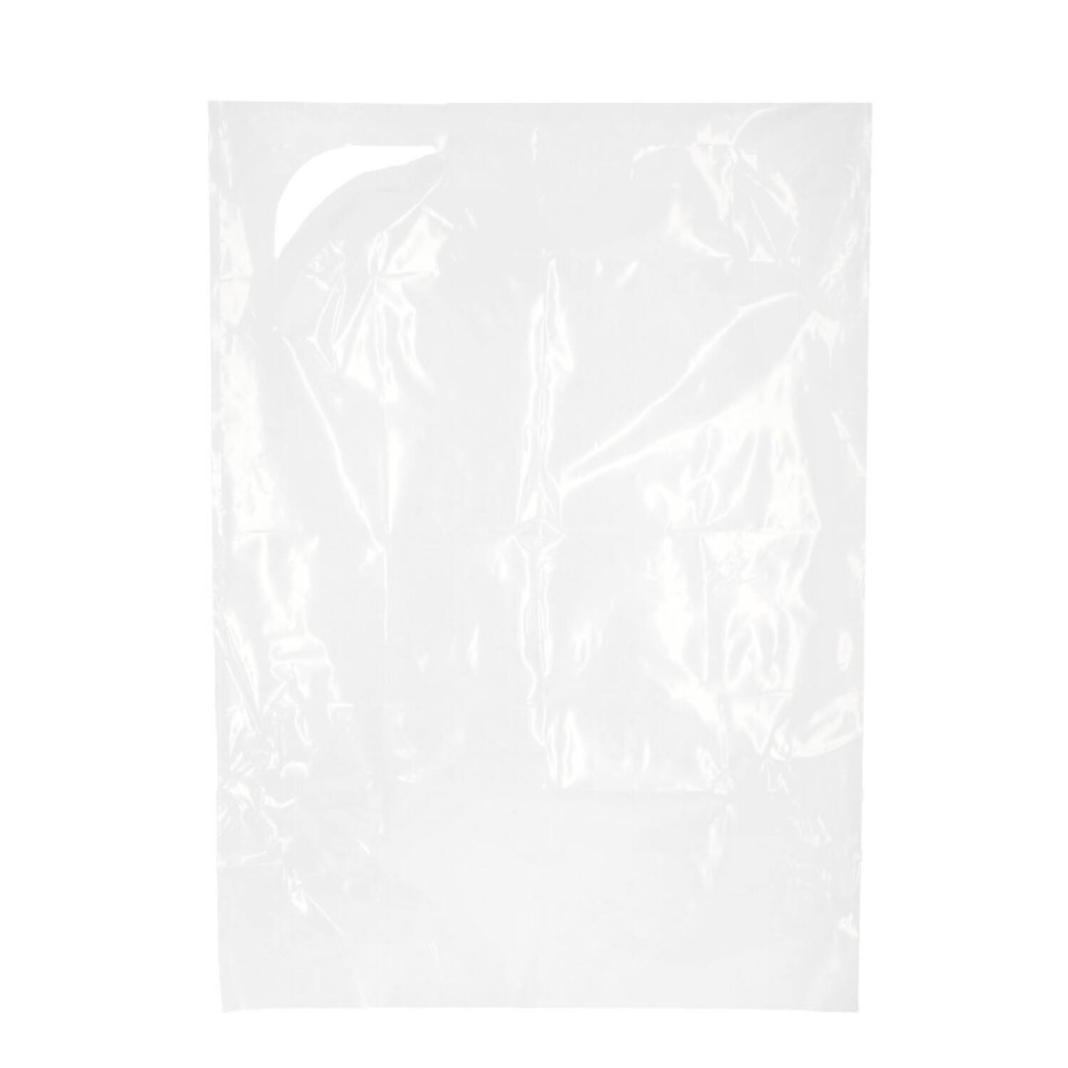 LDPE dekvellen ongeperforeerd transparant 45mµ 460x680 mm (CVS)