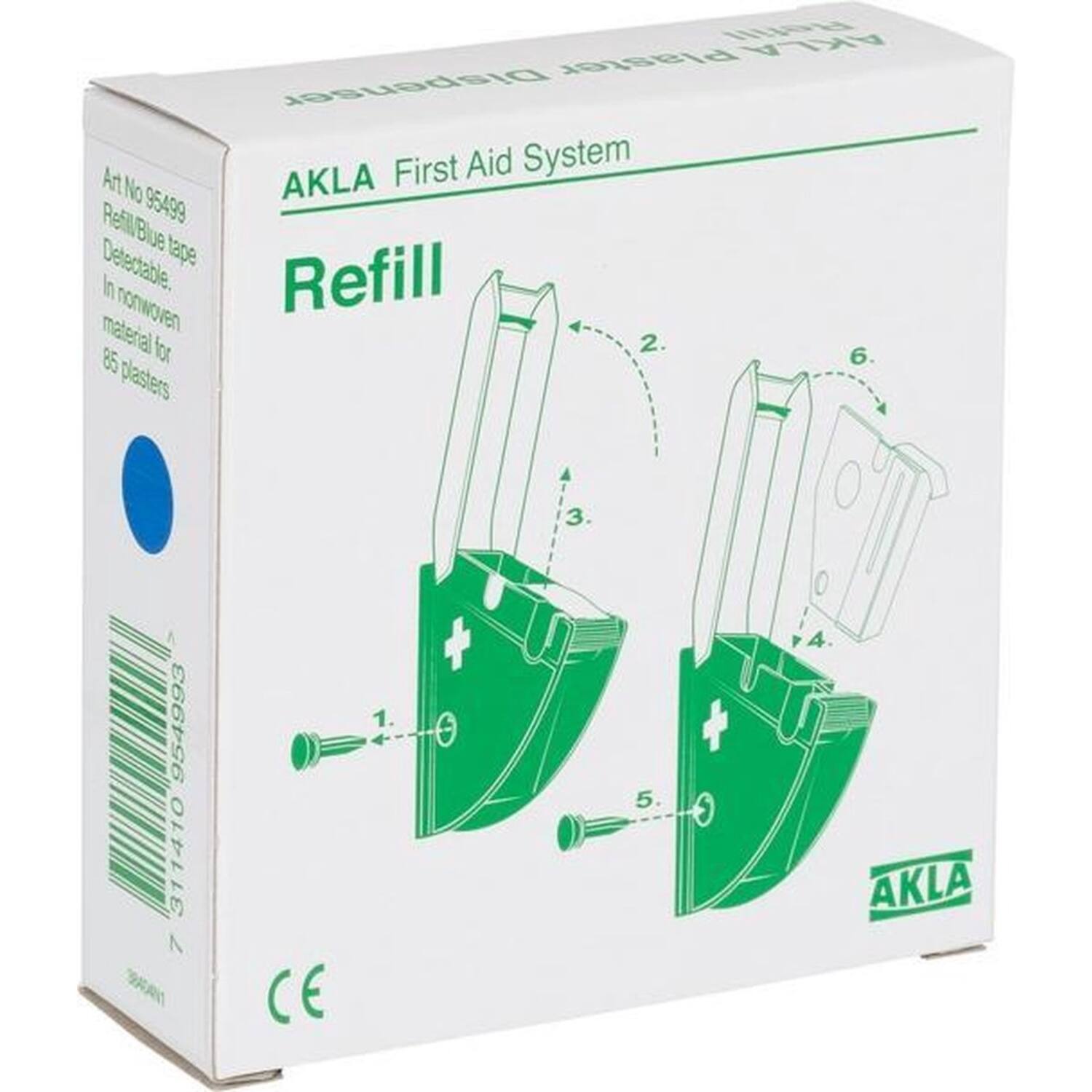 Navulling Akla detecteerbare pleister 10m  (95499)