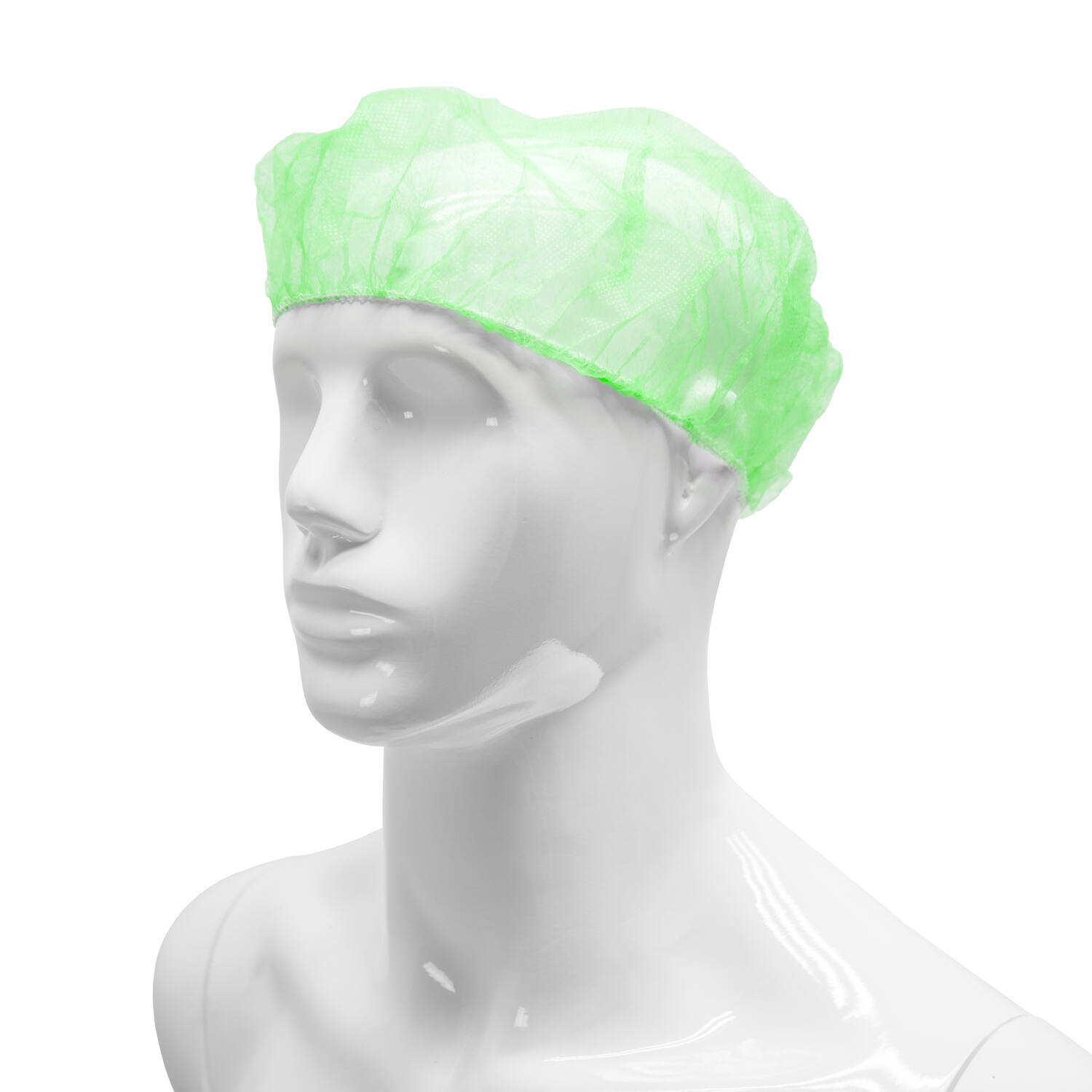 Haarnet baret groen 52 cm