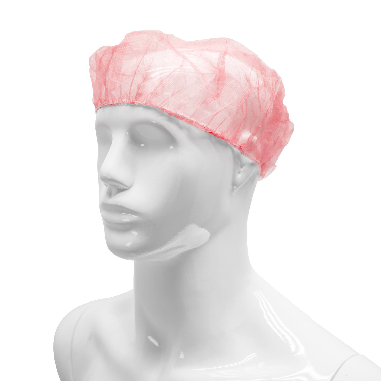 Haarnet baret rood 58 cm