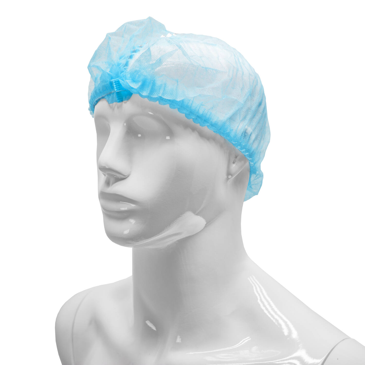 Haarnet wokkels detect blauw 52 cm