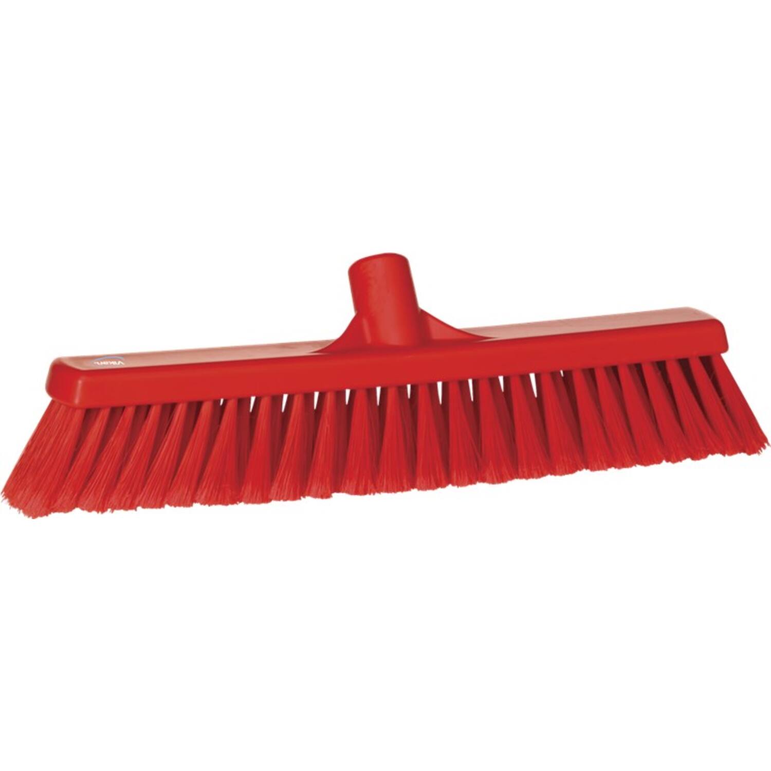 Vikan vloerveger zachte splitvezels rood 410x65x130 mm (31784)