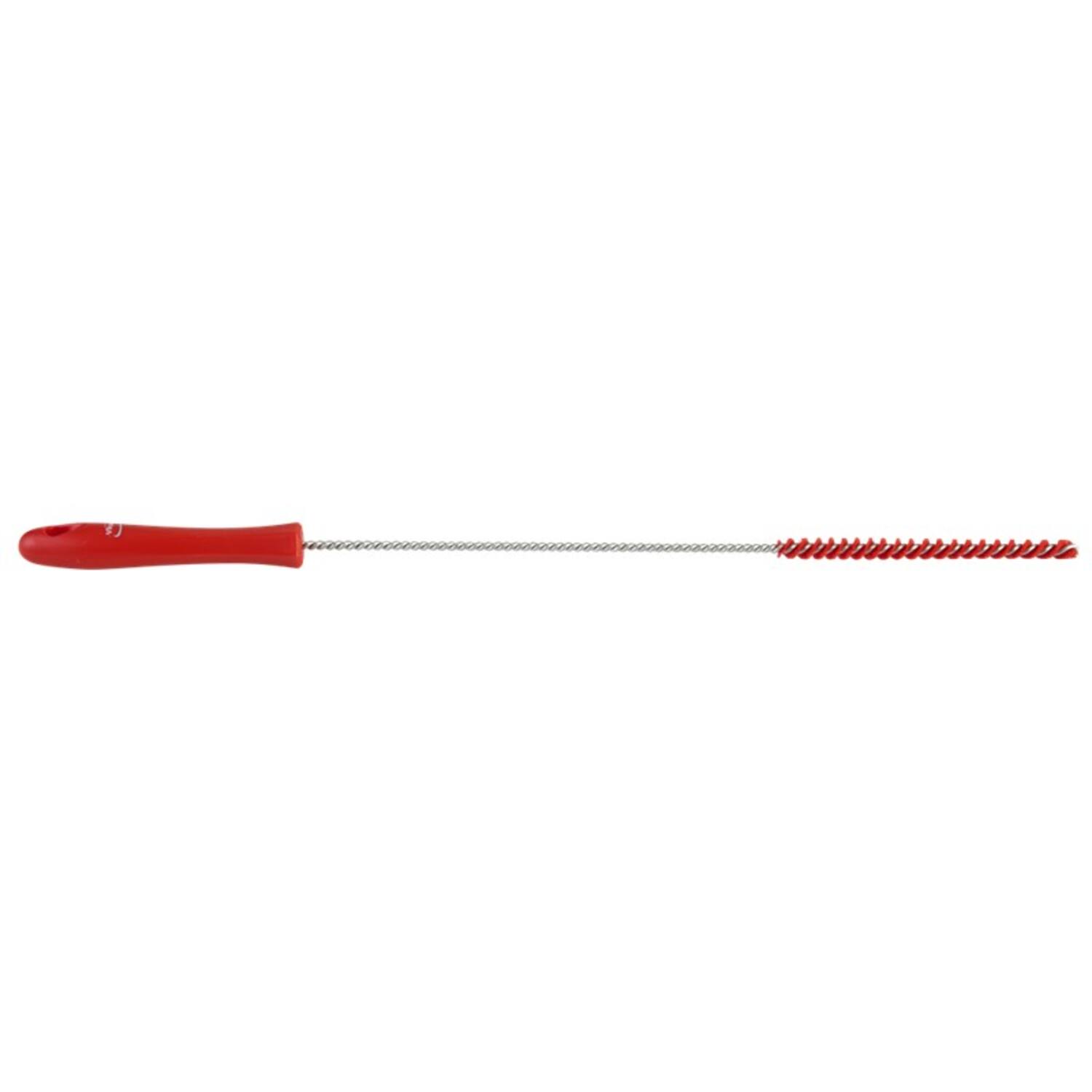 Vikan pijpborstel met handvat harde vezels rood 480x22x22 mm  (53754)