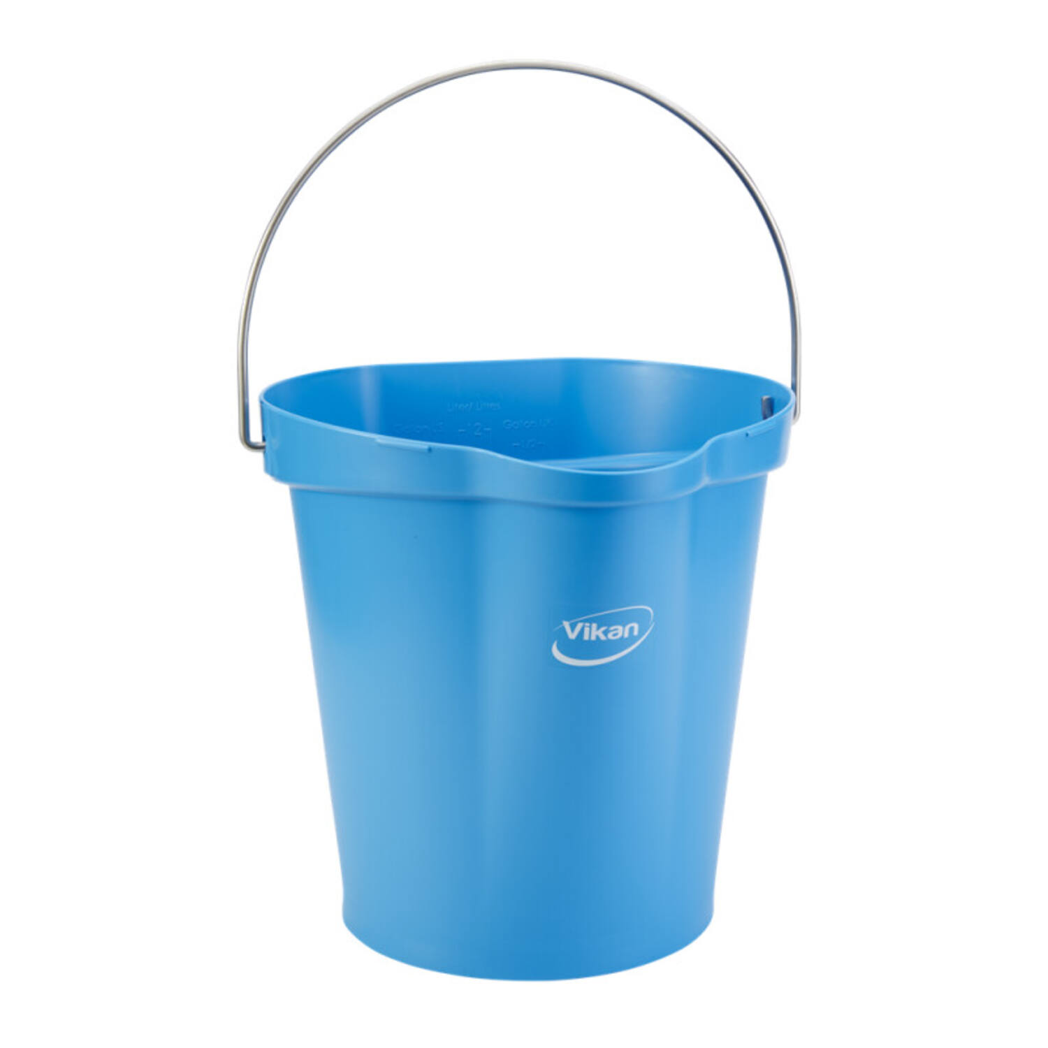 Vikan emmer maatverdeling schenktuit blauw 12 liter (56863)