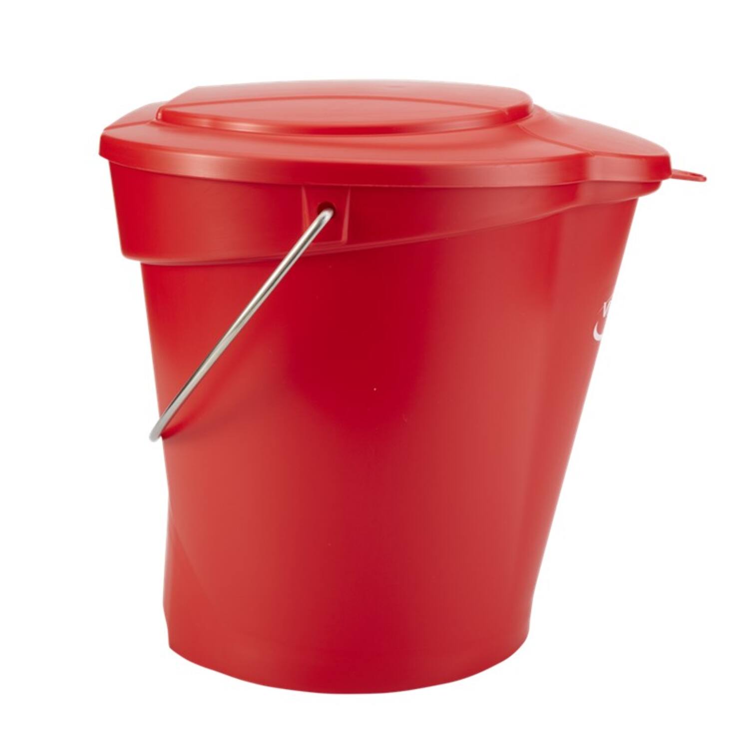 Vikan emmer maatverdeling schenktuit rood 12 liter (56864)