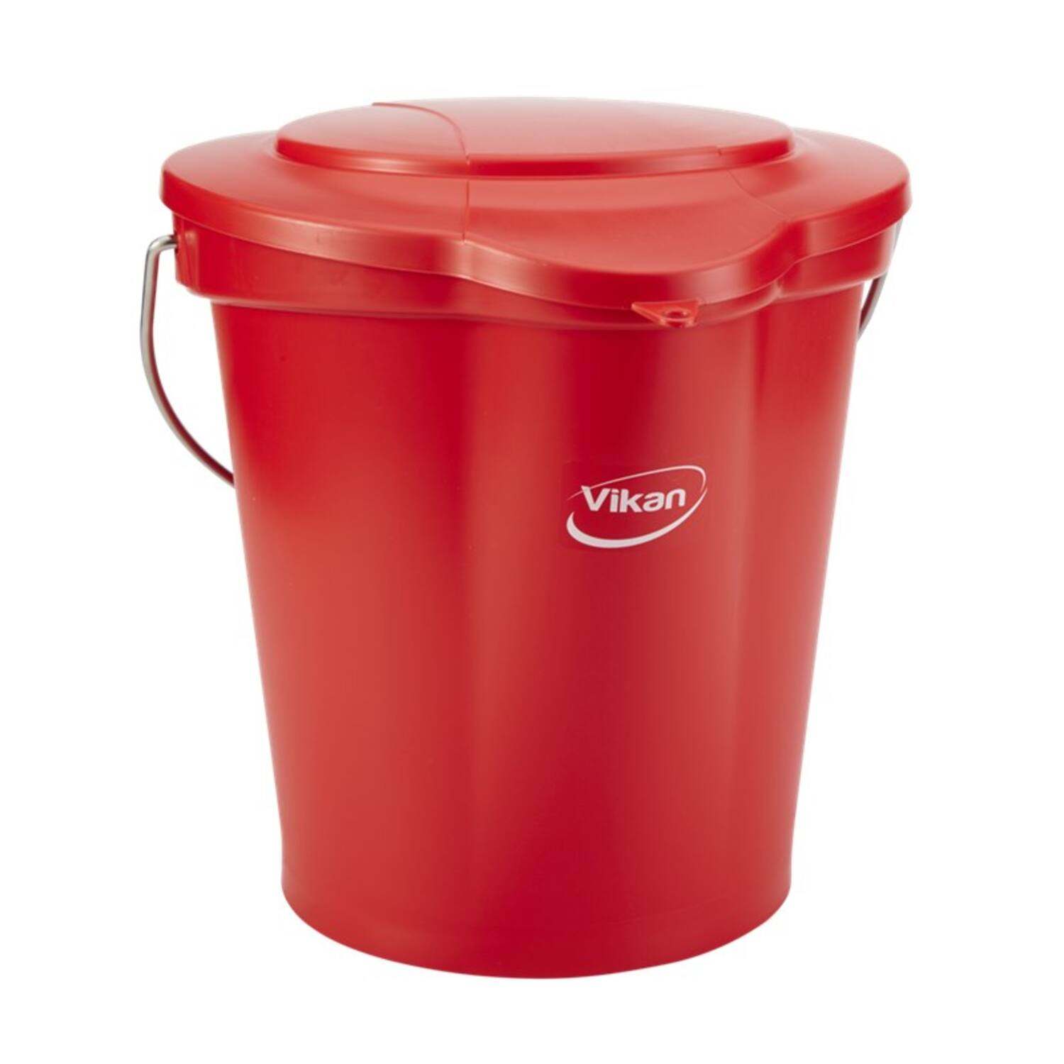 Vikan emmer maatverdeling schenktuit rood 12 liter (56864)