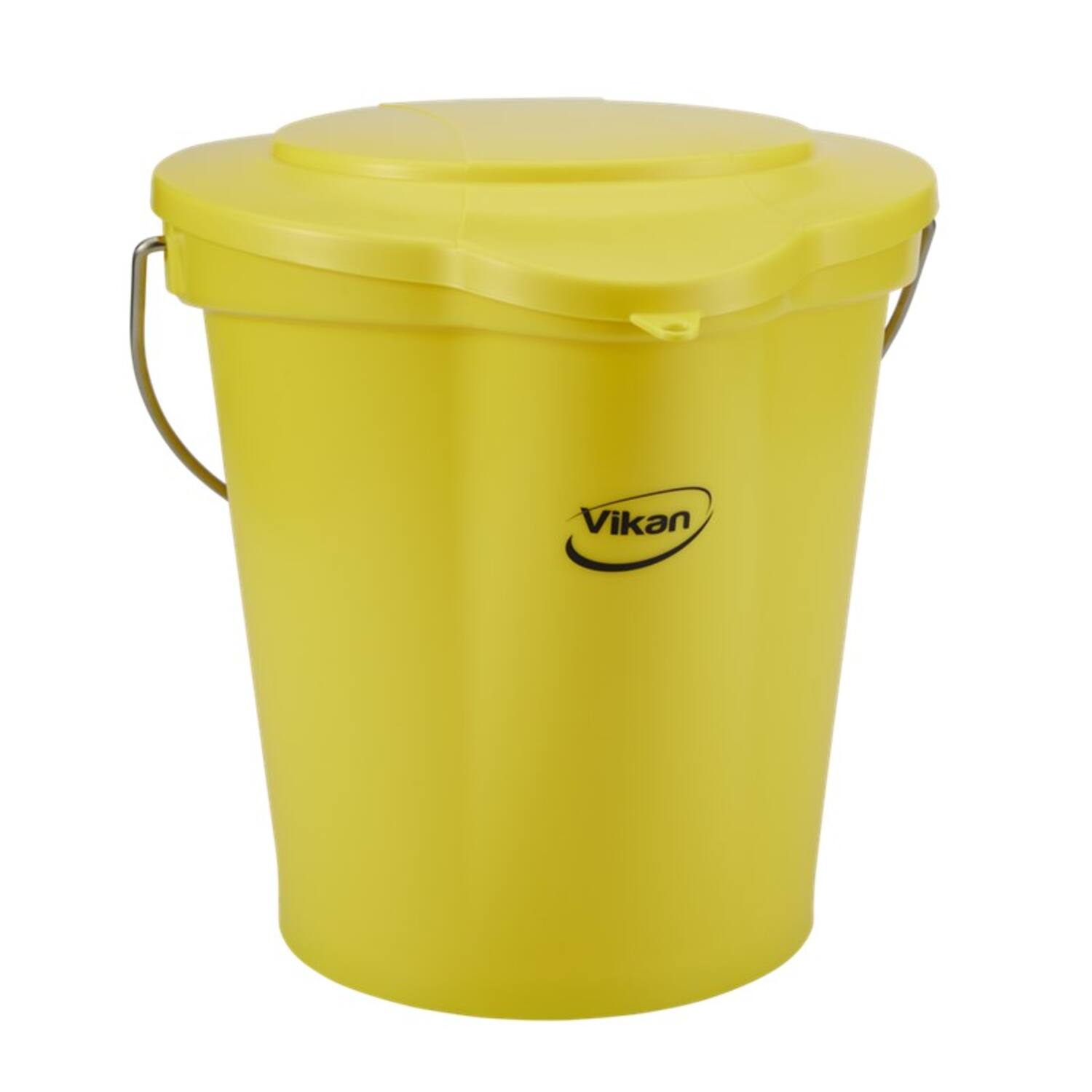 Vikan emmer maatverdeling schenktuit geel 12 liter (56866)