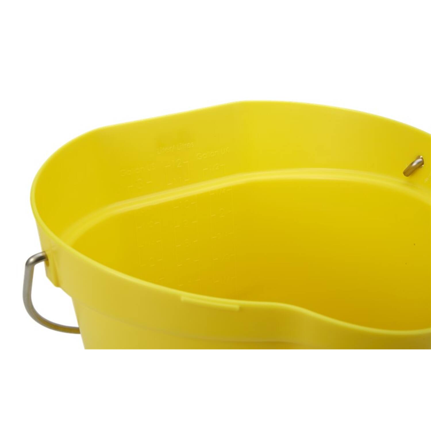 Vikan emmer maatverdeling schenktuit geel 12 liter (56866)