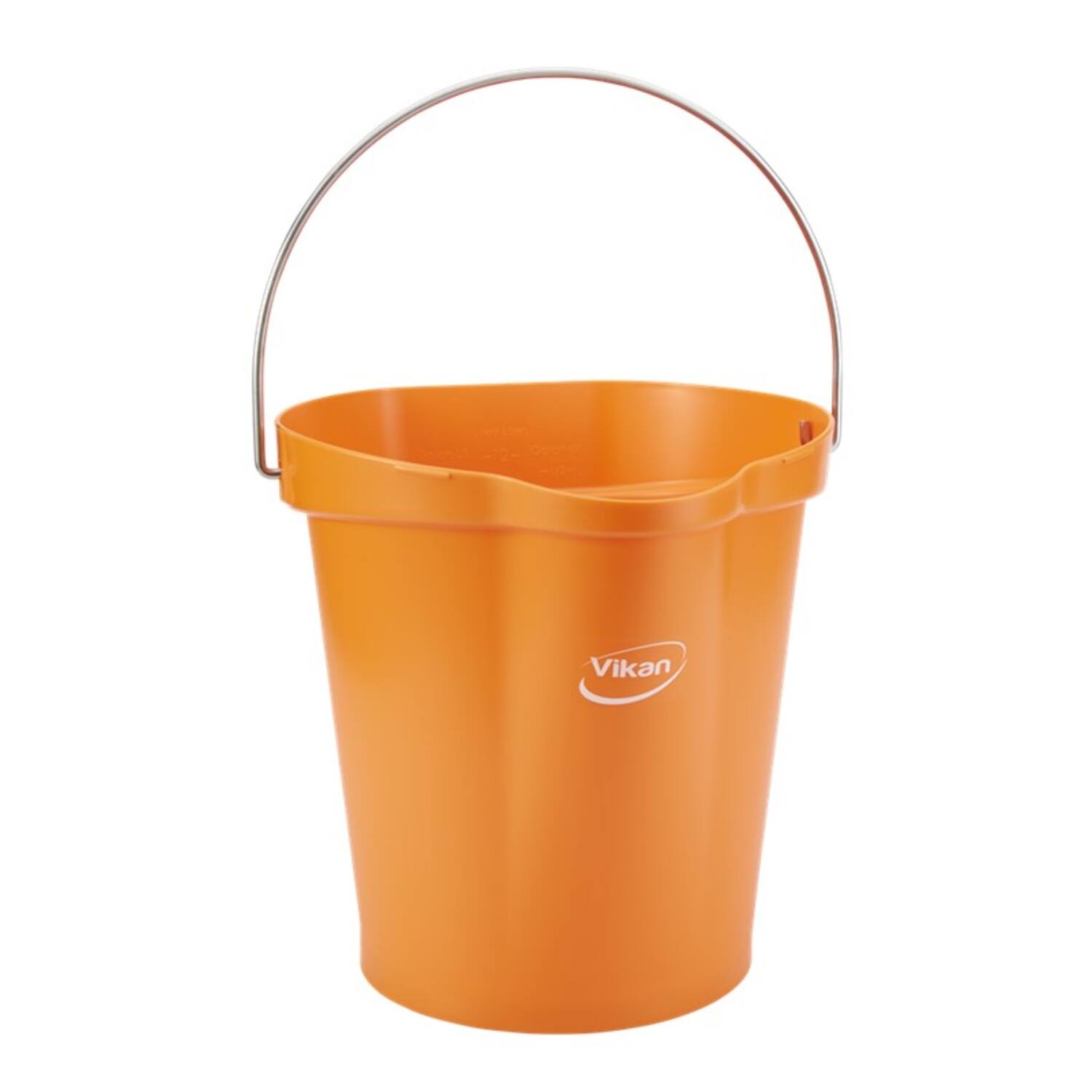 Vikan emmer maatverdeling schenktuit oranje 12 liter (56867)