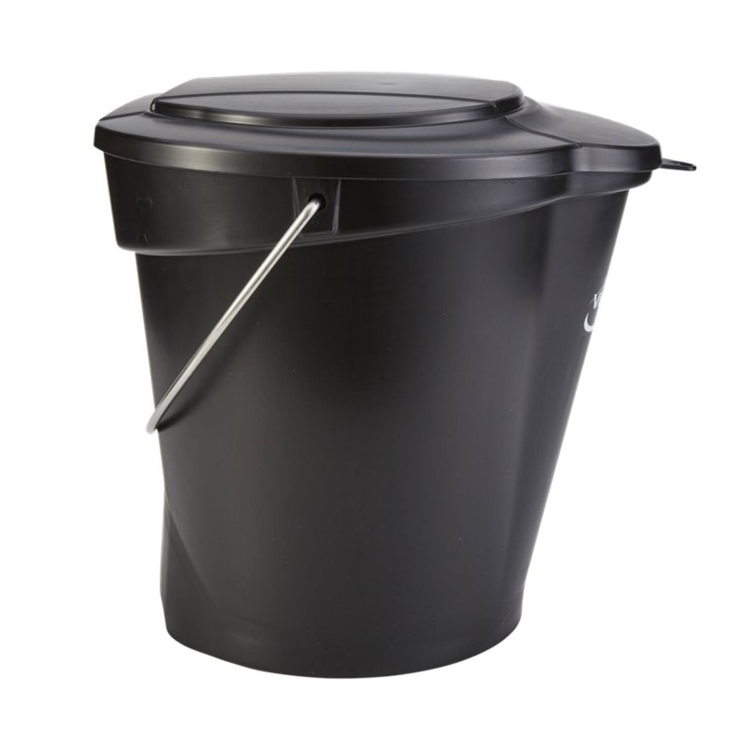 Vikan emmer maatverdeling schenktuit zwart 12 liter (56869)