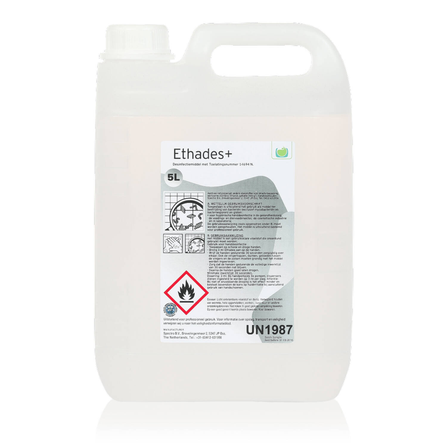 Handdesinfectant gel 5 liter (A004042)