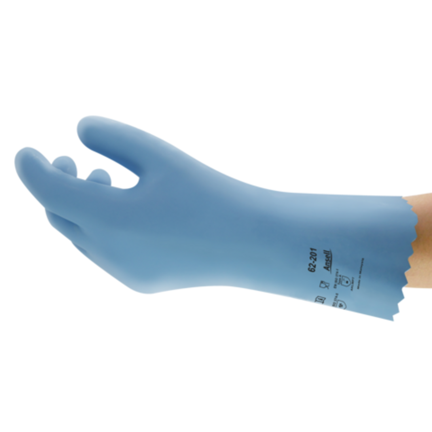 Handschoenen Ansell Alpha Tec 62-201 blauw maat 9 (19060109)