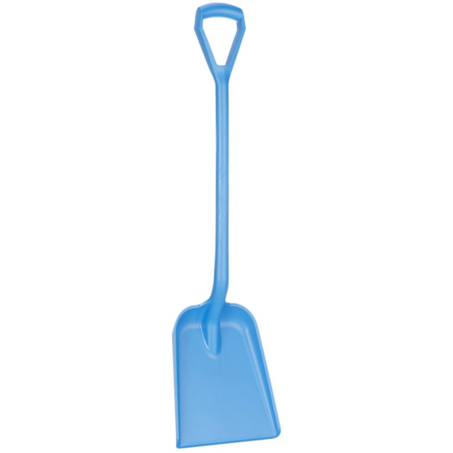 Vikan schop D-grip detecteerbaar rechte steel 1.040 mm standaard blad donkerblauw 330x270 mm (56263)