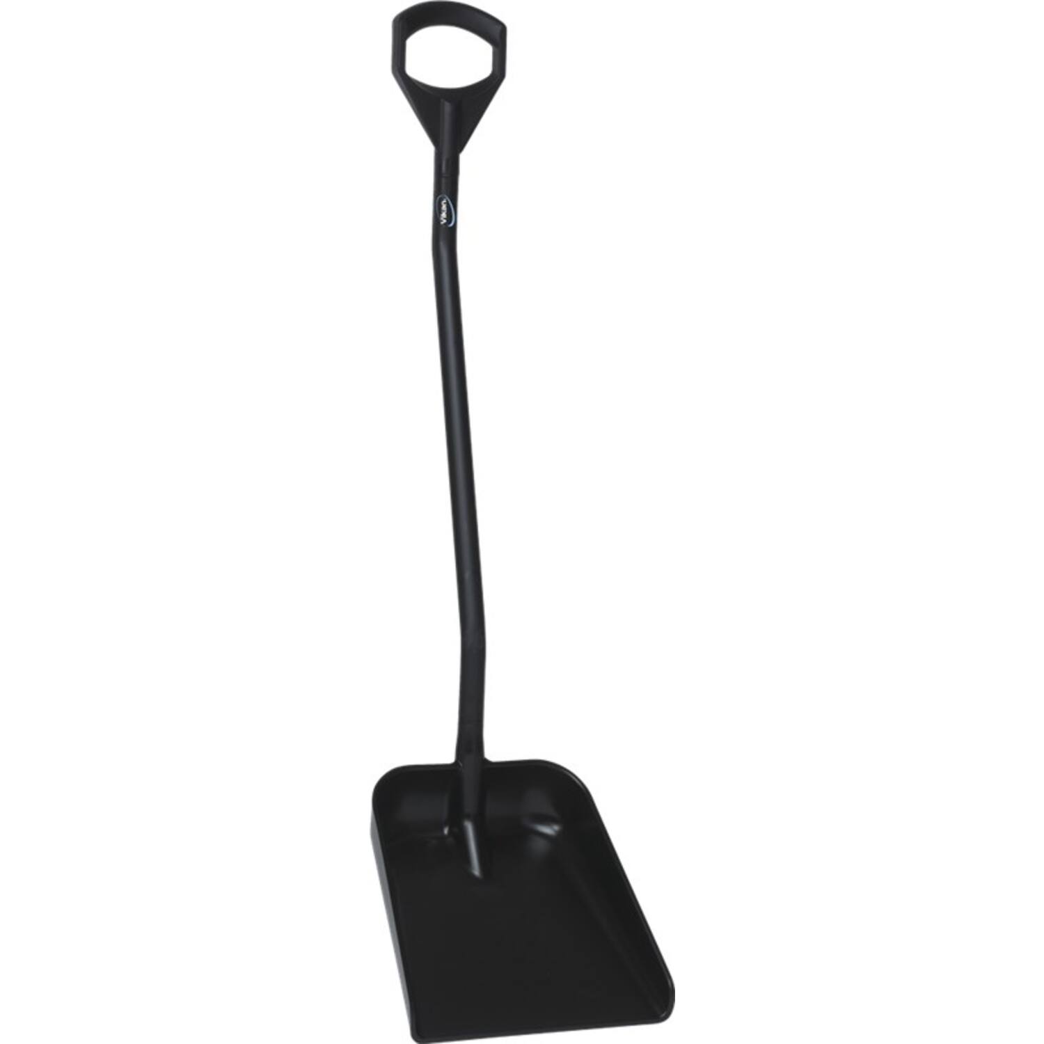 Vikan schep ergonomische steel 1.310 mm groot blad zwart 380x340 mm (56019)