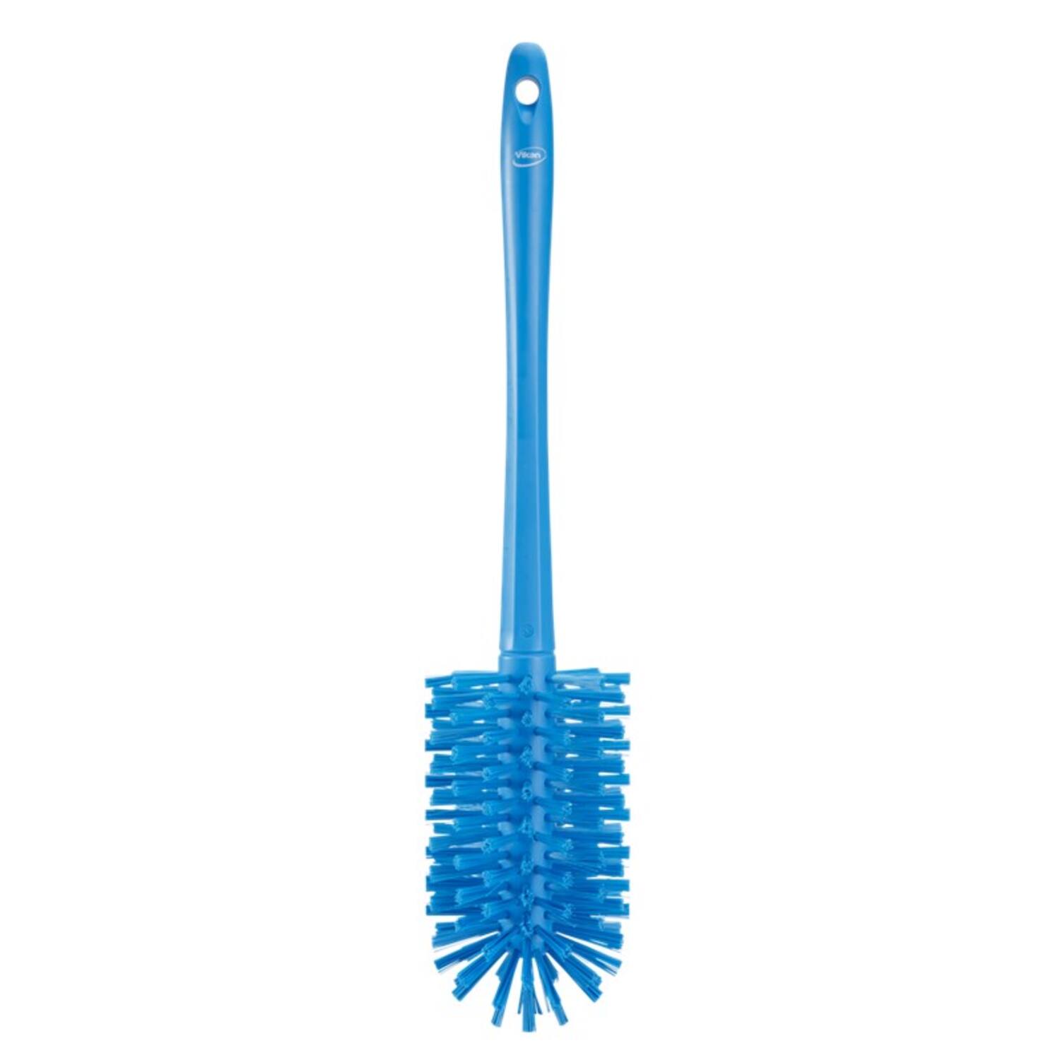 Vikan pijpborstel met vaste steel extra harde vezels blauw 430 mm ø 90 mm (5381903)
