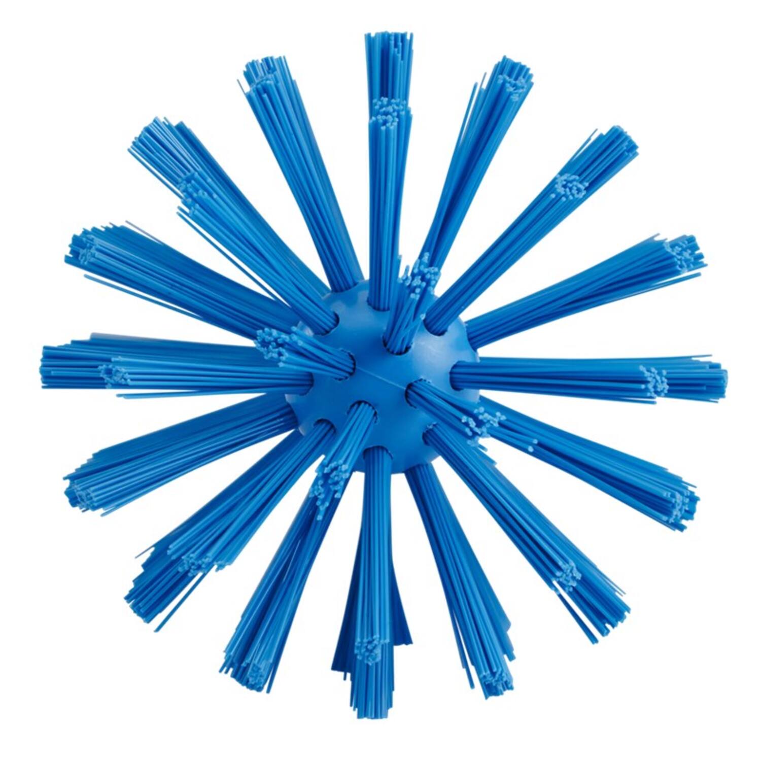 Vikan pijpborstel met vaste steel extra harde vezels blauw 430 mm ø 90 mm (5381903)