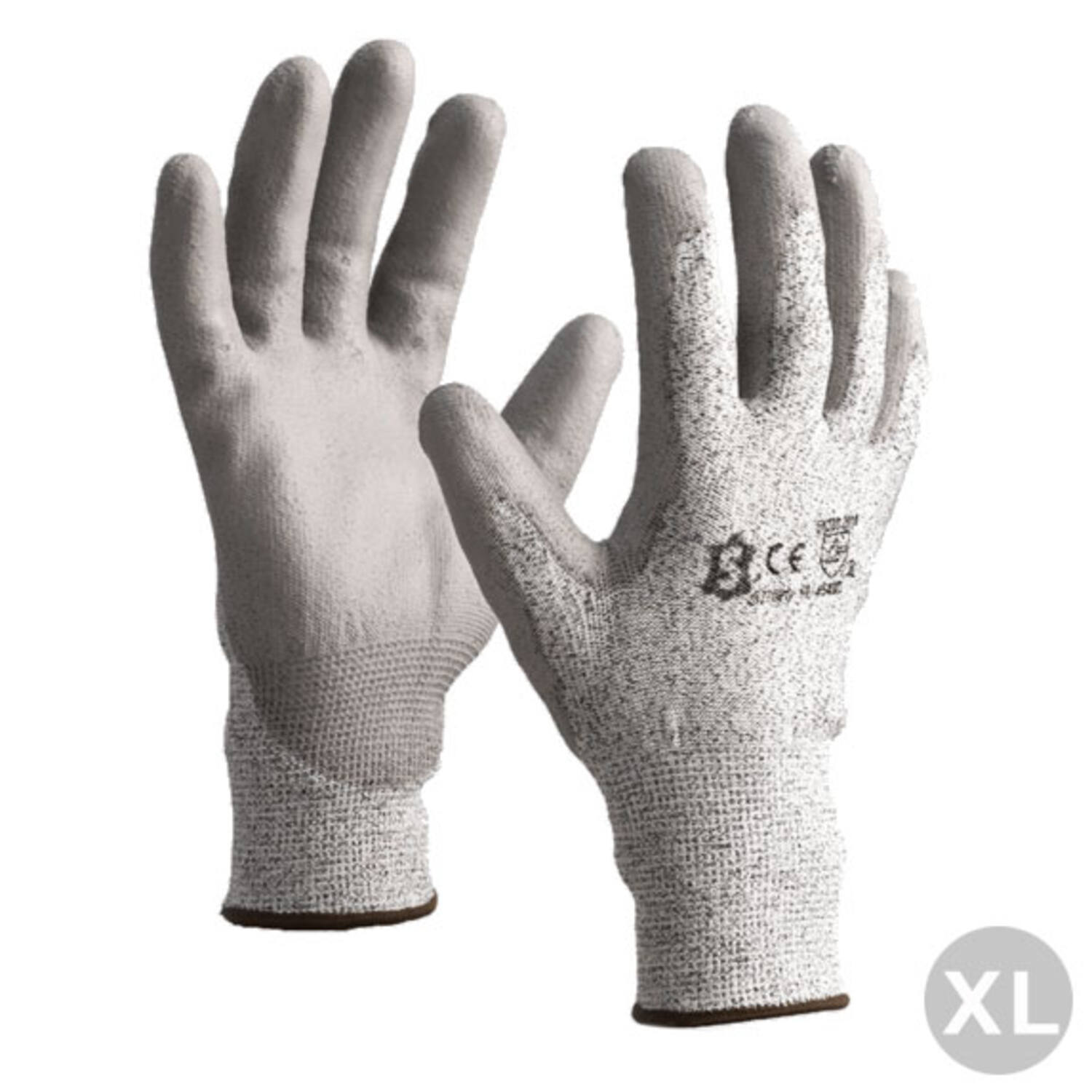 Snijhandschoen PU Level Cut 5 grijs maat XL