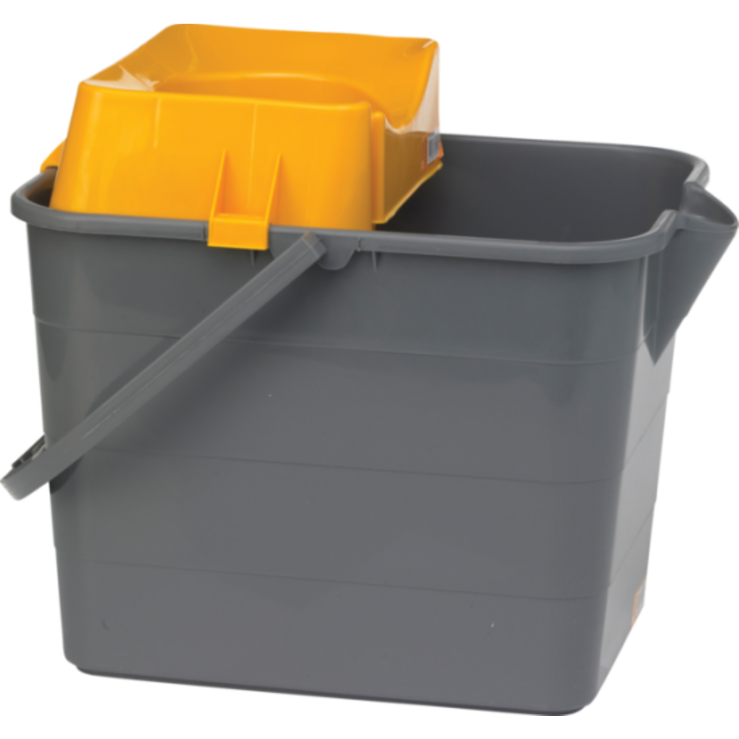 Vikan draadmopemmer microfibre rechthoekig met schenktuit grijs 15 liter (375018)
