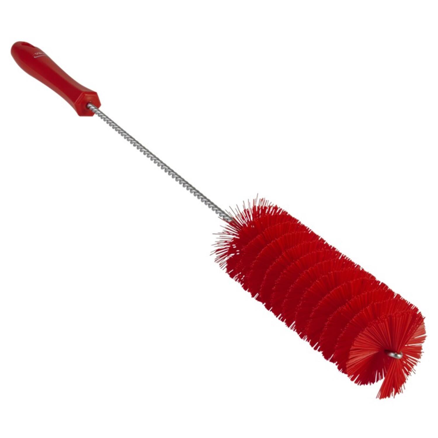 Vikan pijpborstel met handvat medium vezels rood 510x40x40 mm (53794)