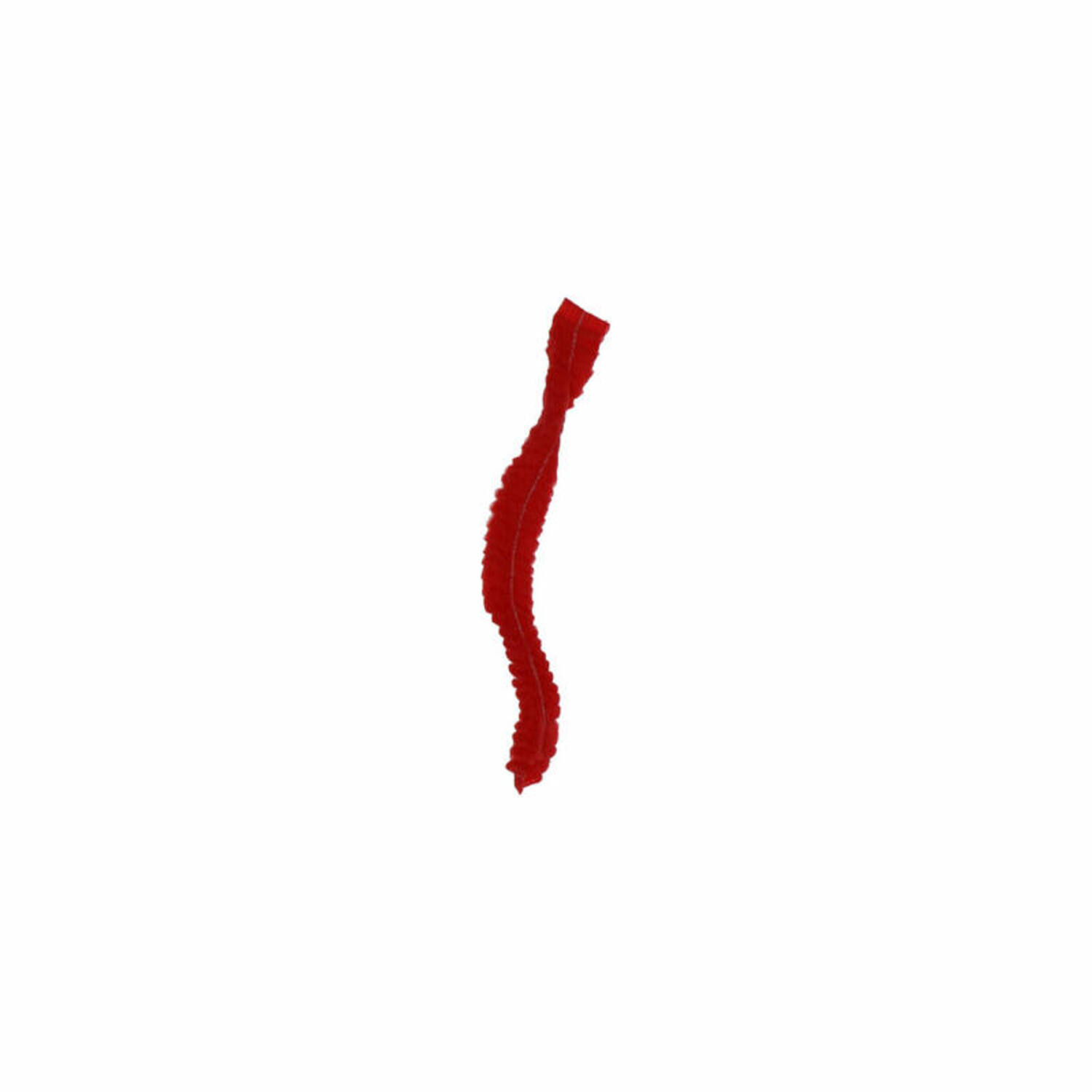 Haarnet wokkels PP non-woven enkel elastiek rood 52 cm