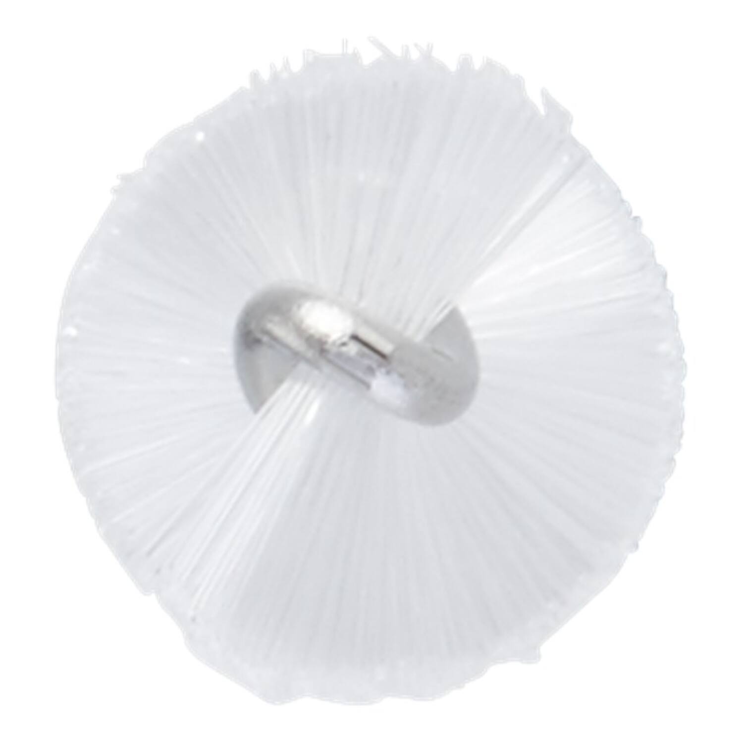 Vikan pijpborstel met handvat medium vezels wit 375x23x23 mm (53635 )