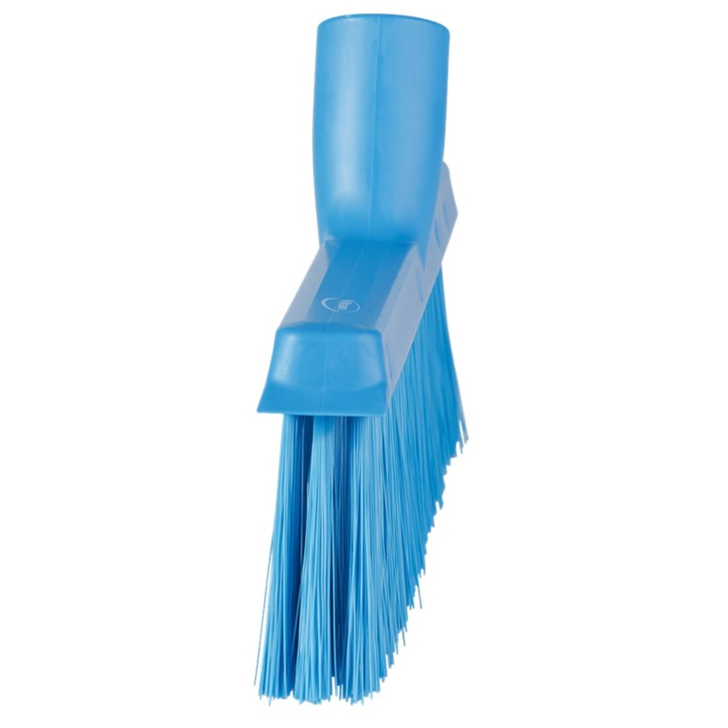 Vikan stofferbezem met haakse schroefdraad medium blauw 250x120x30 mm (31033)