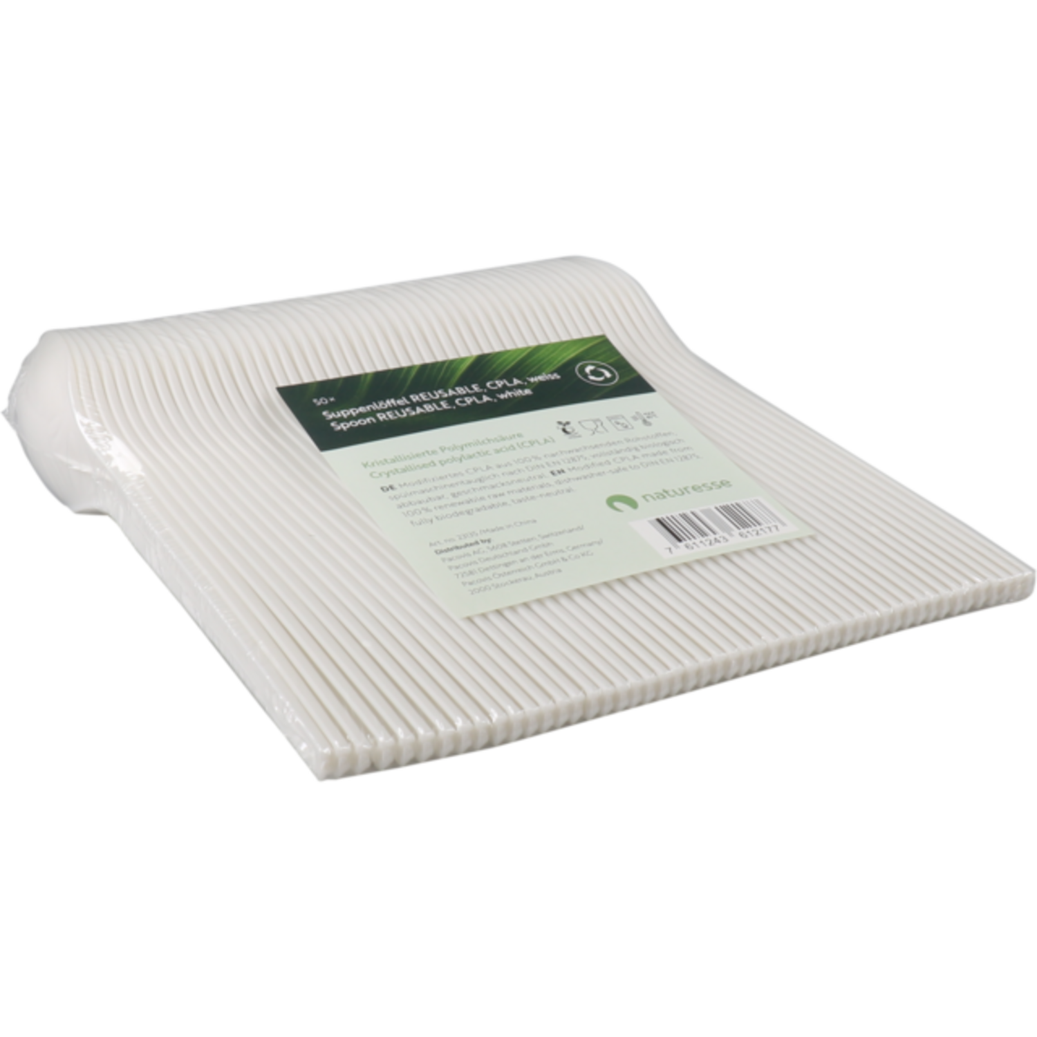 Re-usable CPLA lepel wit 16,8cm