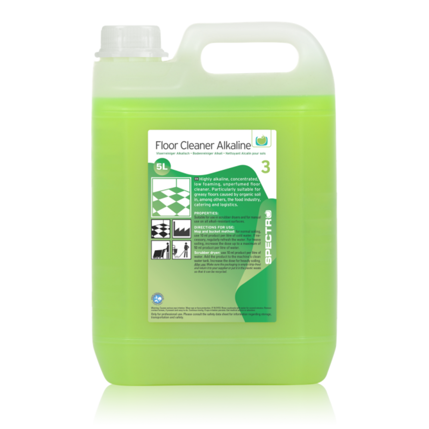 Spectro Vloerreiniger Alkaline 2x5 liter can (A004029)