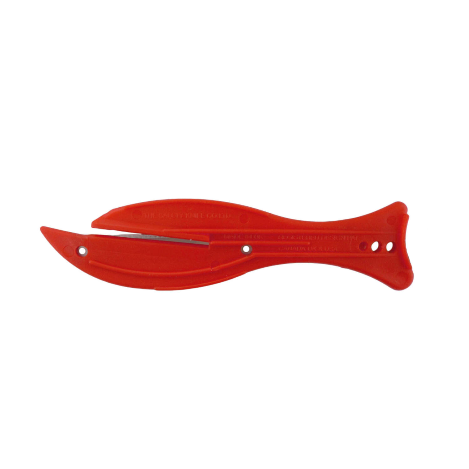 Veiligheidsmes rood Fish 600 wegwerp