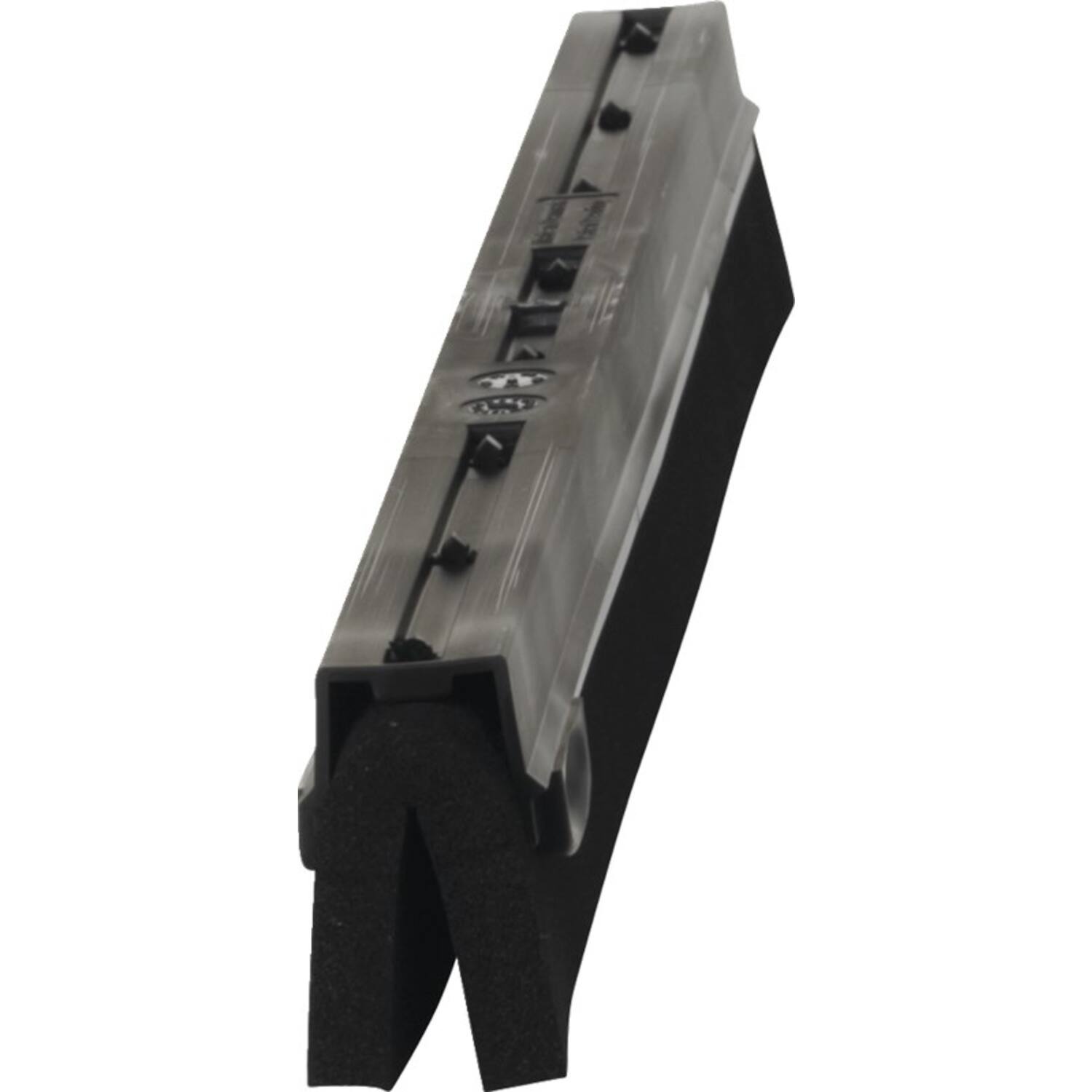 Vikan vervangcassette mousse met duimgreep en kliksysteem zwart 500x30x45 mm (77739)
