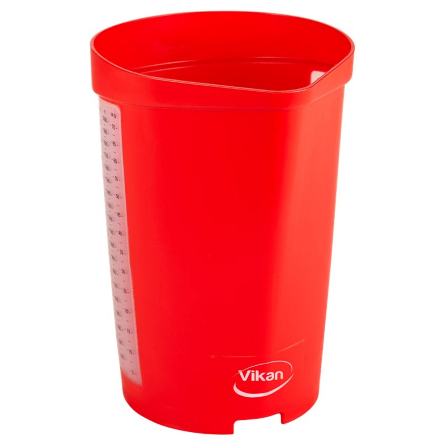 Vikan maatbeker 2 liter rood 140x225x215 mm (60004)