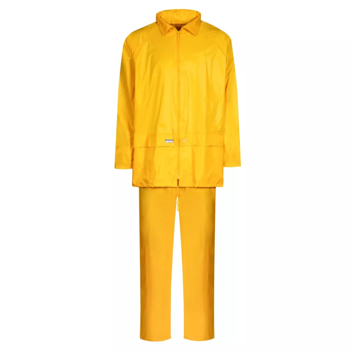 Regenkleding set met jas en broek geel maat XXL