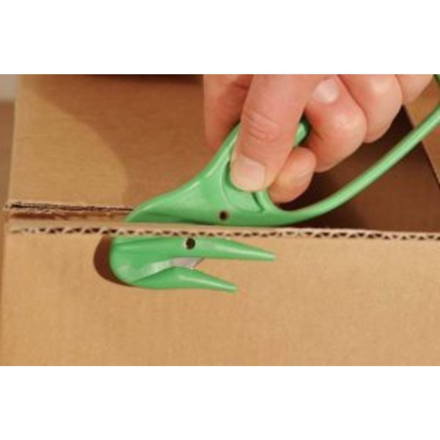 Penguin 900 veiligheidsmes blauw wegwerp met tape cutter