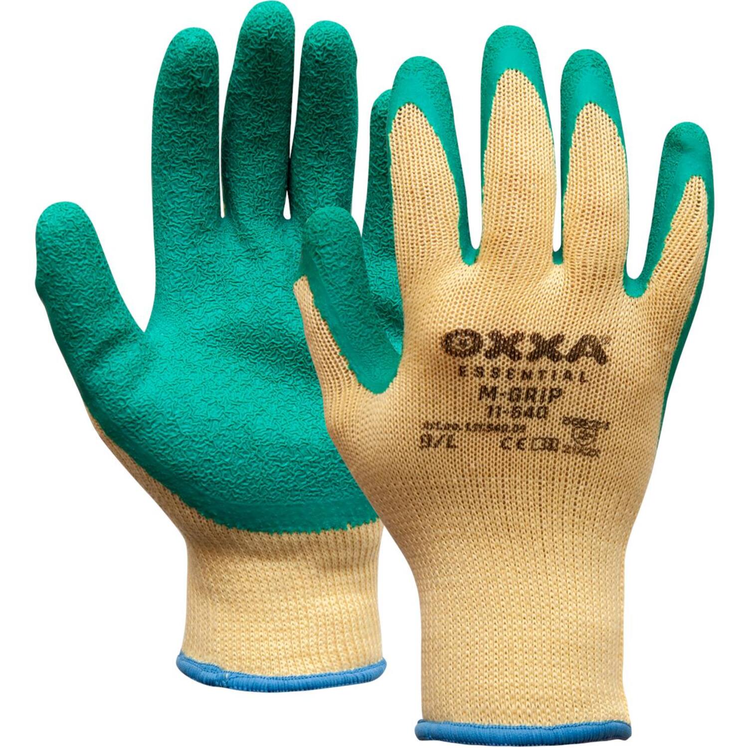 Handschoenen OXXA® M-Grip 11-540 groen/geel maat 9 (11154009)