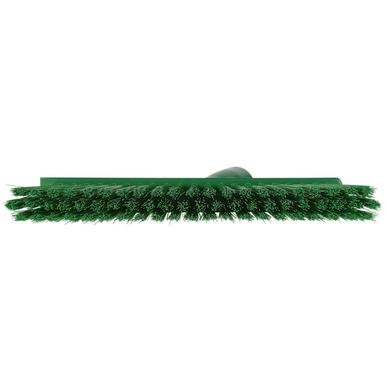 Vikan stofferbezem met haakse schroefdraad medium groen 250x120x30 mm (31032)