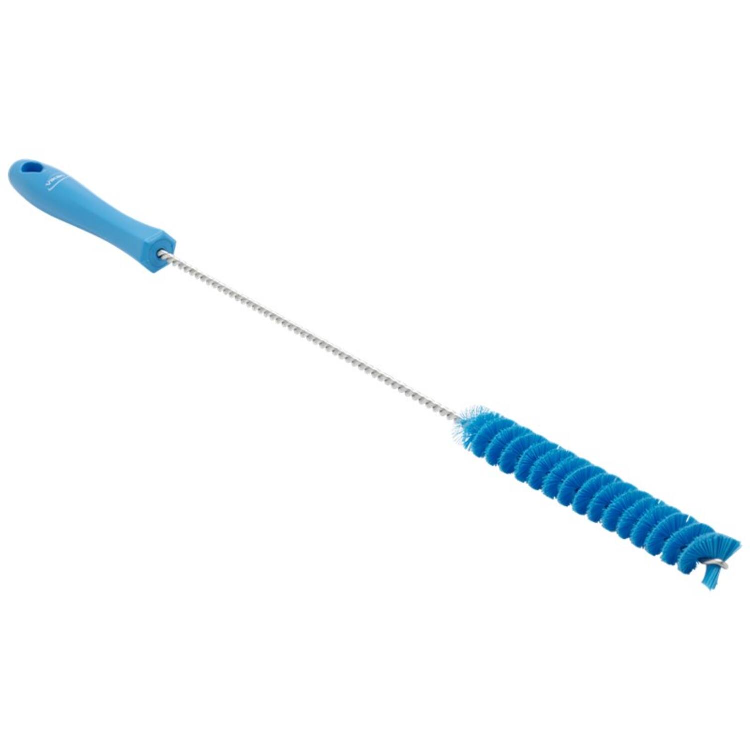 Vikan pijpborstel met handvat medium vezels blauw 500x25x25 mm (53763)