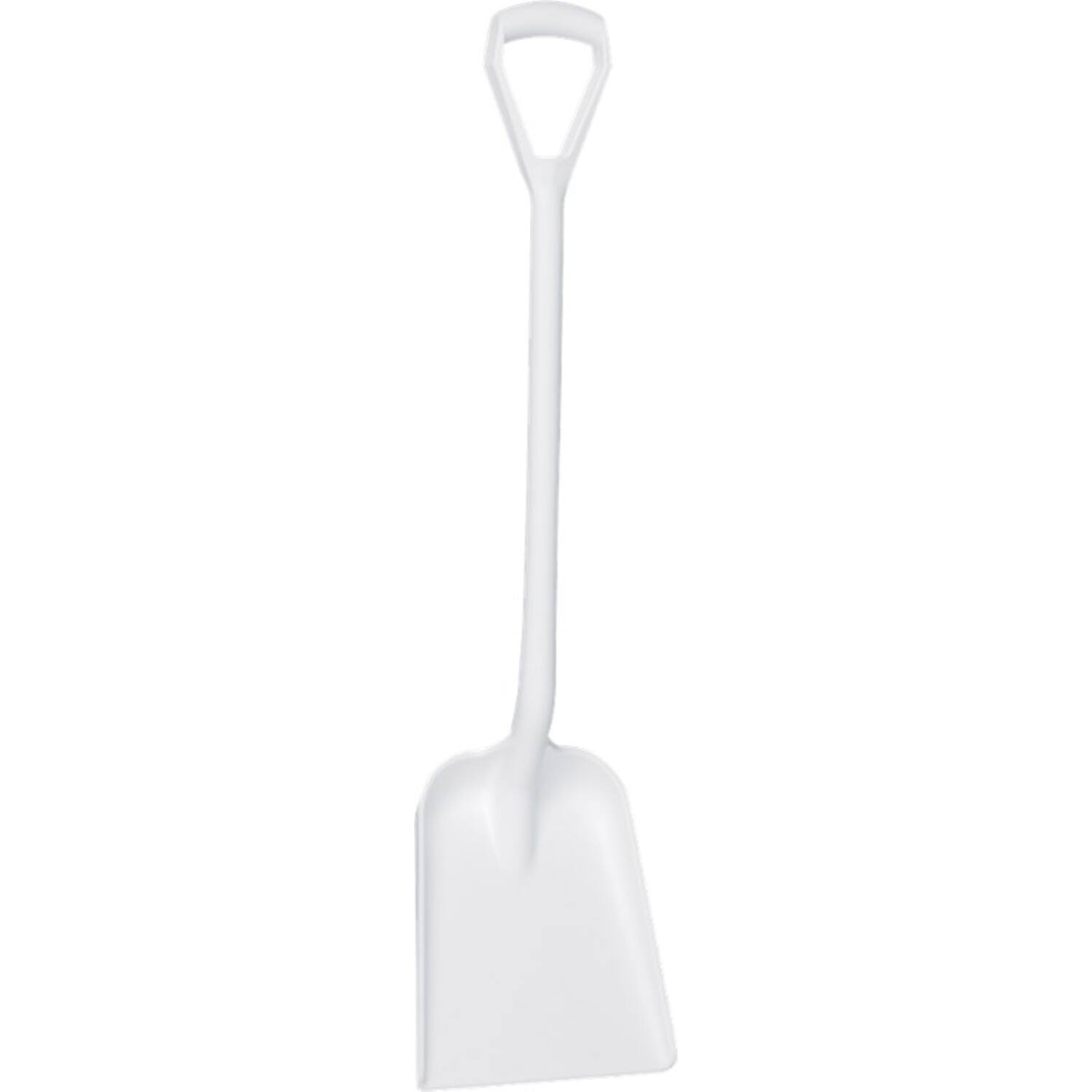 Vikan schep rechte steel 1.040 mm standaard blad wit 327x371 mm (56255)