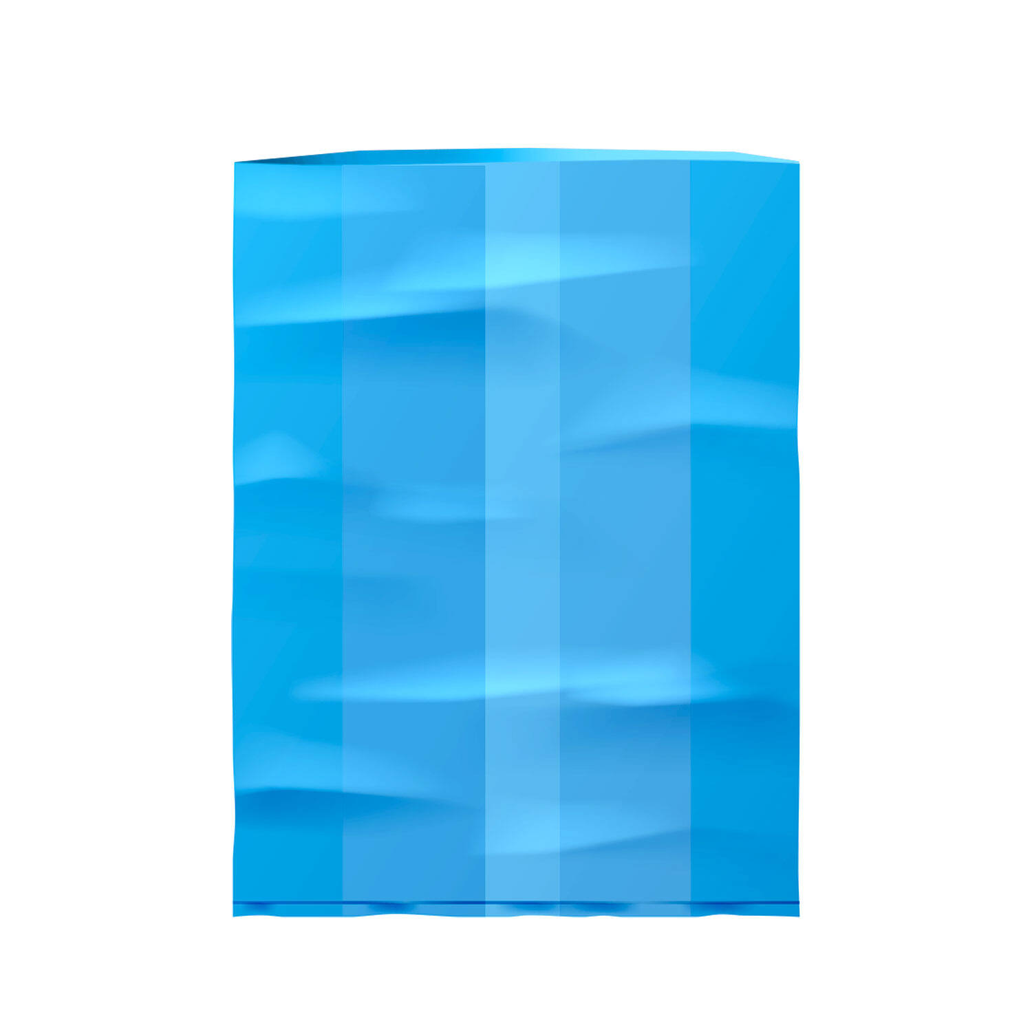 HDPE zakken 50x125 cm los blauw 34my