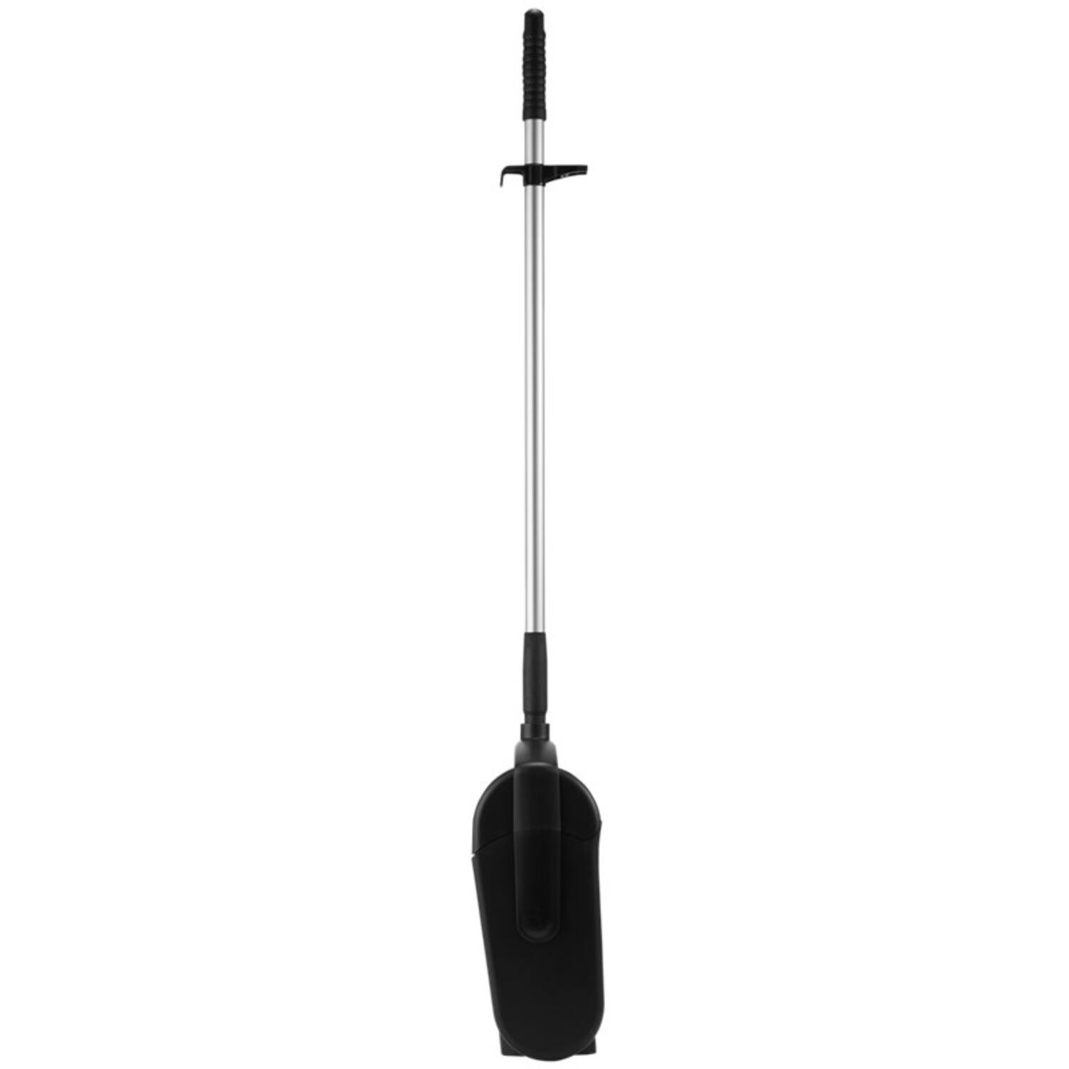 Combinatieset blik/veger met lange steel afsluitbaar zwart 1.170 mm (56619)