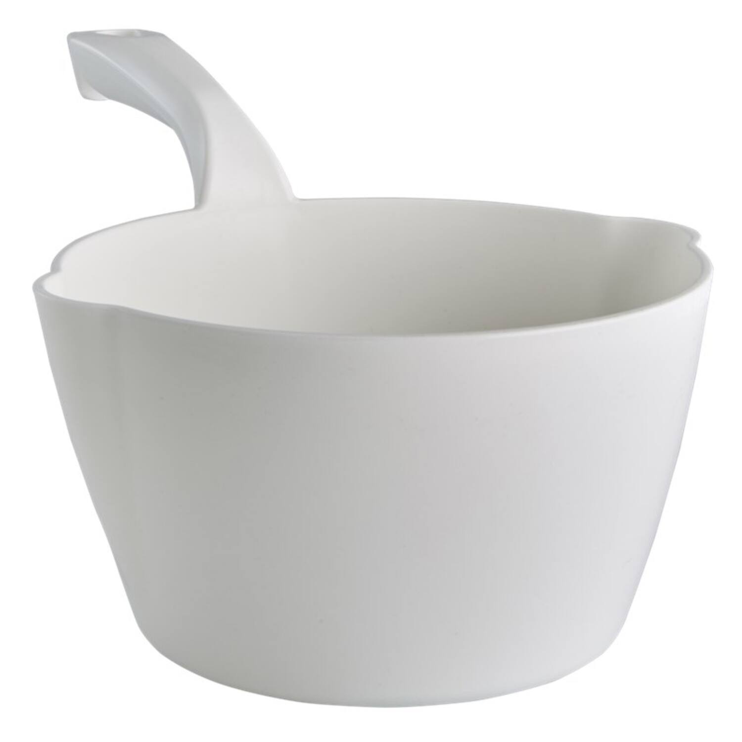Vikan ronde handschep met schenktuit 2 liter wit 330x210x115 mm (56825)