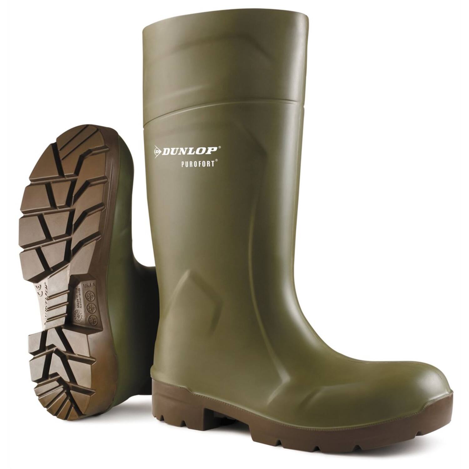 Werklaarzen Dunlop Purofort Foodpro S4 groen maat 46