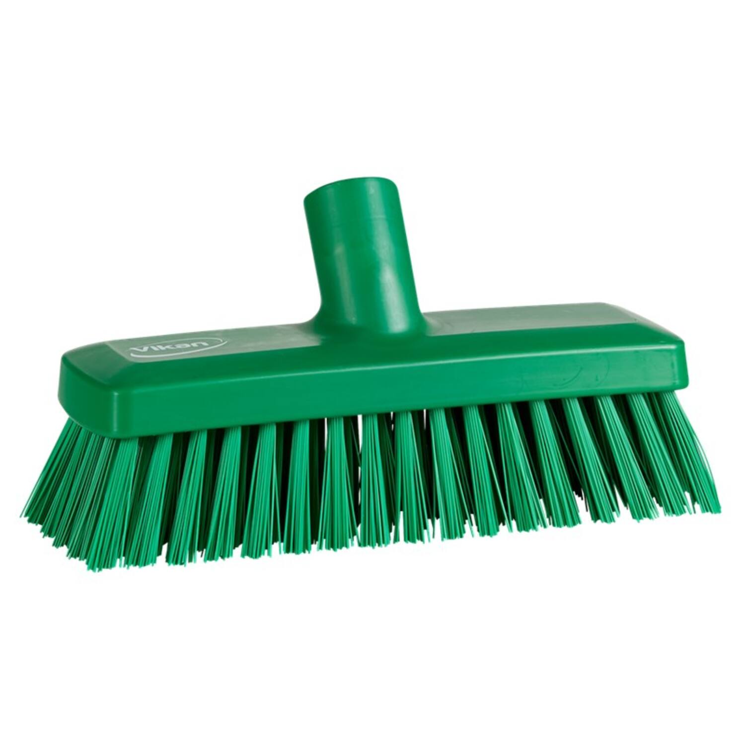 Vikan compacte vloerschrober/wandschrobber harde vezels groen 255x75x115 mm (70422)