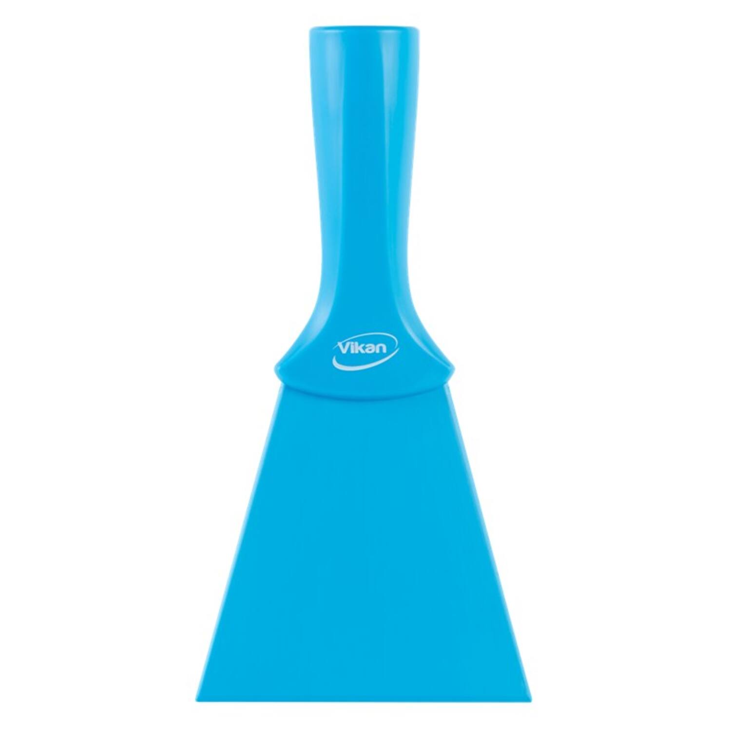 Vikan handschraper nylon met steel aansluiting blauw (40123)